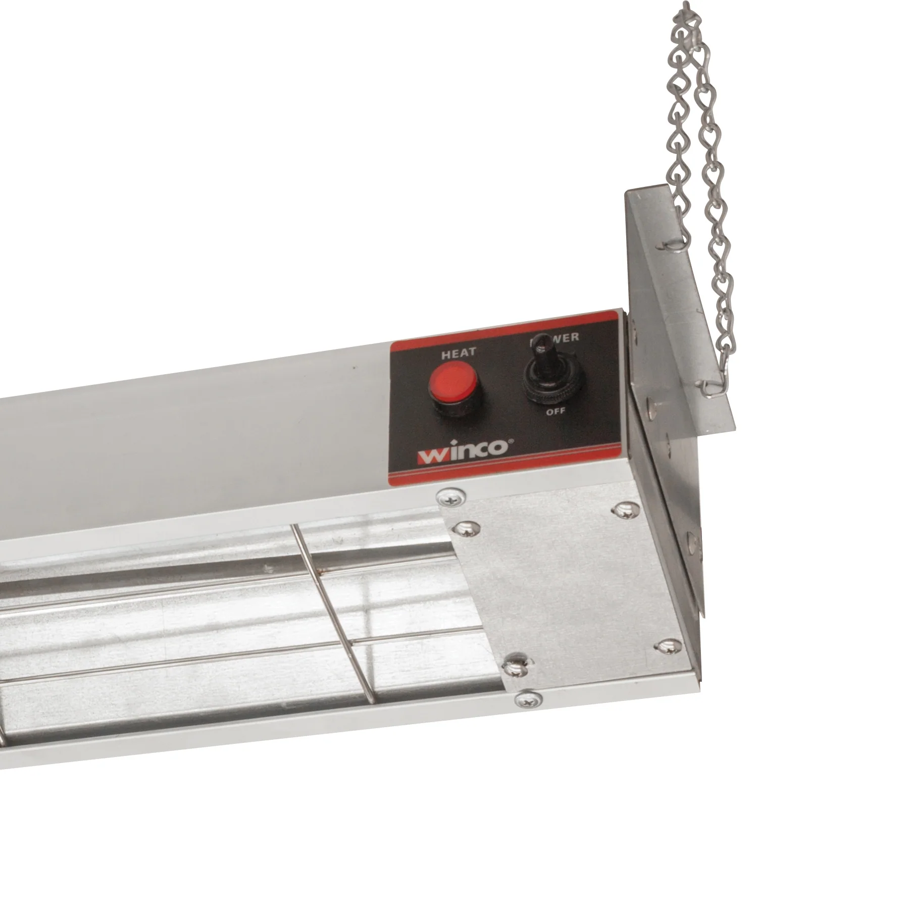 Winco ESH-36 36 Inch Electric Strip Heater with Tubular Sheath Heating Element Aluminum Body - Image 6