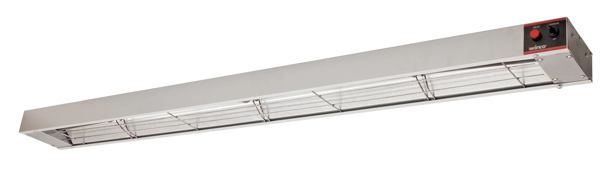 Winco ESH-60 60 Inch Electric Strip Heater Tubular Sheath Aluminum with Undermount Brackets - Image 2