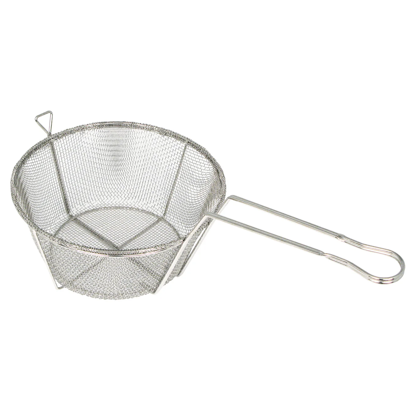 Winco FBRS-11 10-7/16 Inch Diameter Fry Basket Round Medium Mesh Wire - Image 2