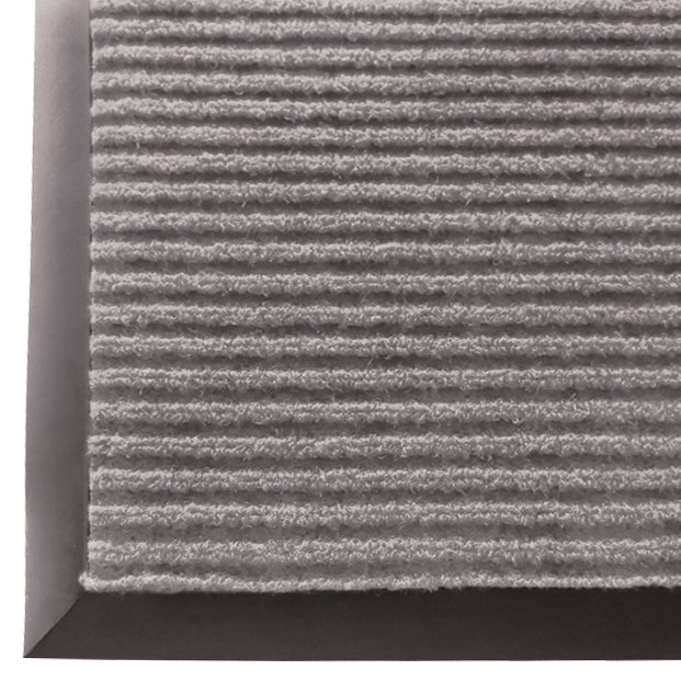 Winco FMC-35C 3' Carpet Floor Mat Vinyl Backed Charcoal Gray - Image 2