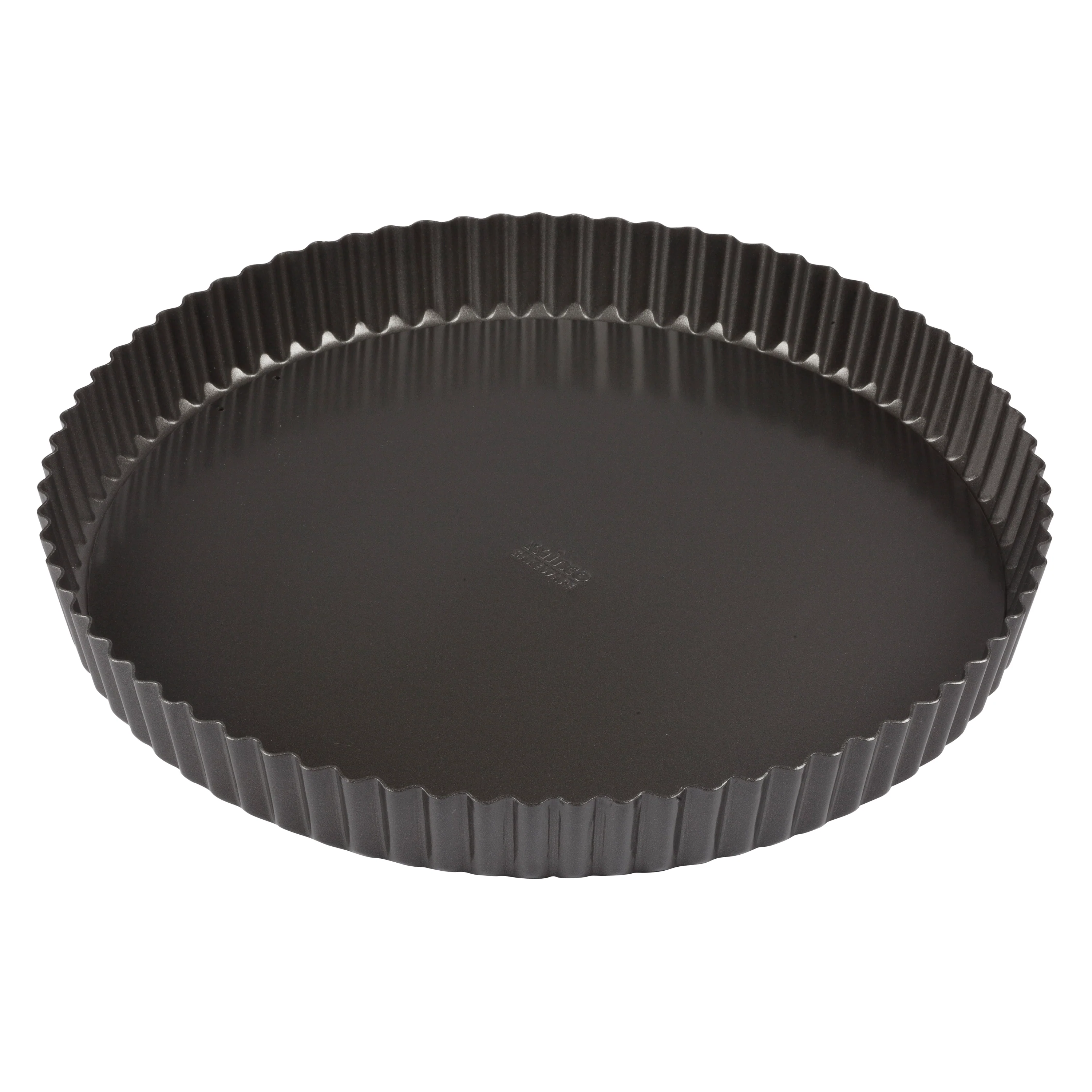 Winco FQP-12 12 Inch Quiche Pan Round Fluted Non-Stick Coated Steel - Image 2