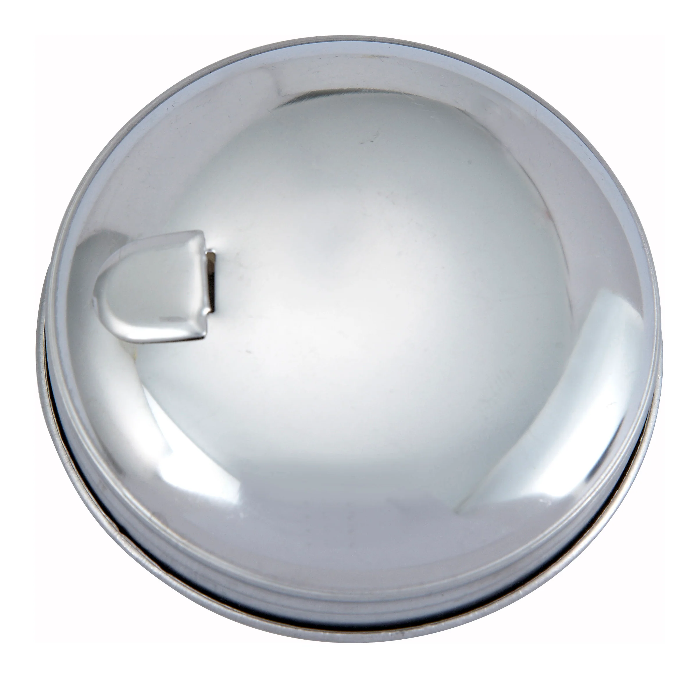 Winco G-102C Sugar Pourer Flat Top Stainless Steel with Lid for G-102 - Image 3