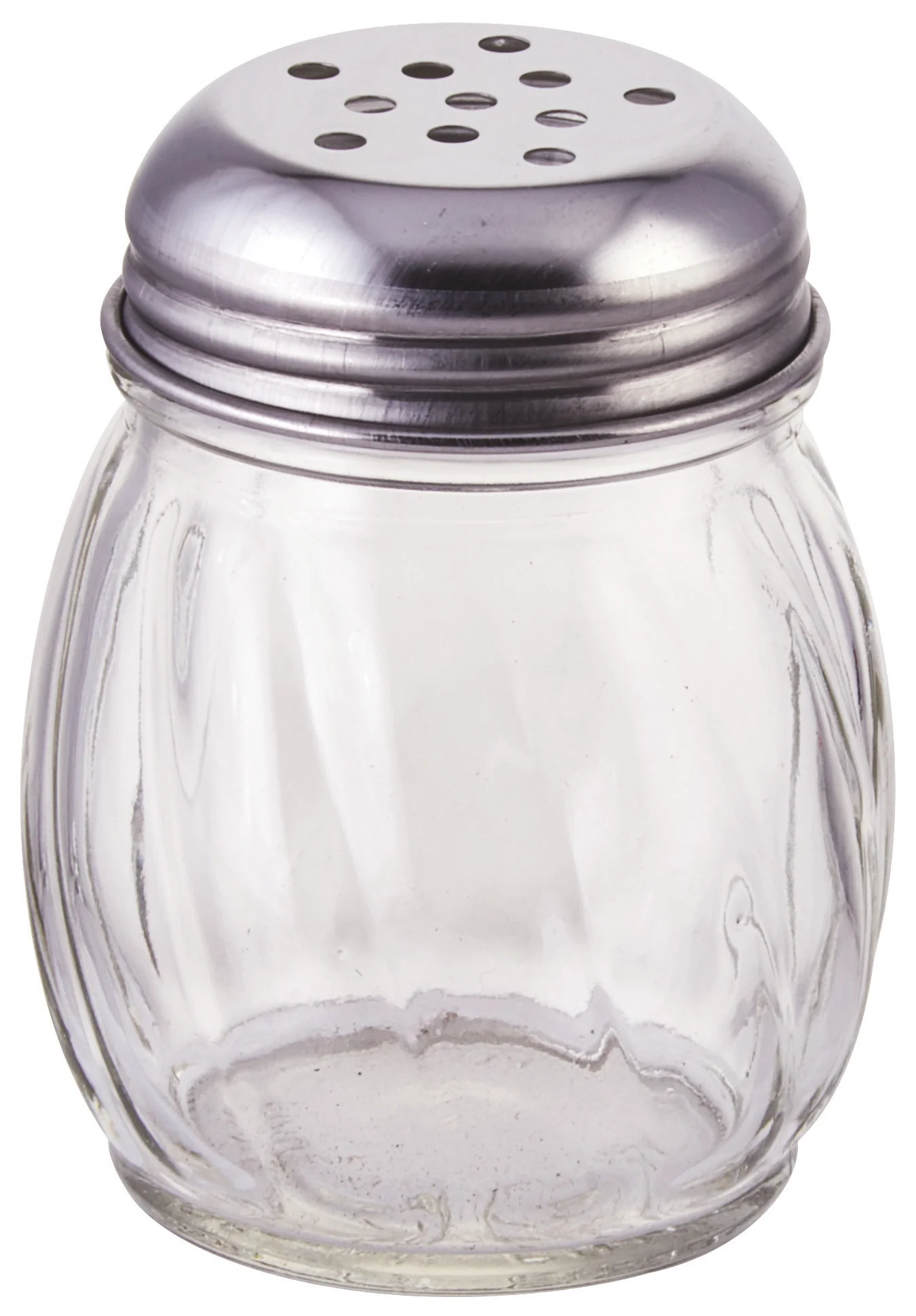 Winco G-107 6 Oz Cheese Shaker with Perforated Top Glass Without Handle - Image 2