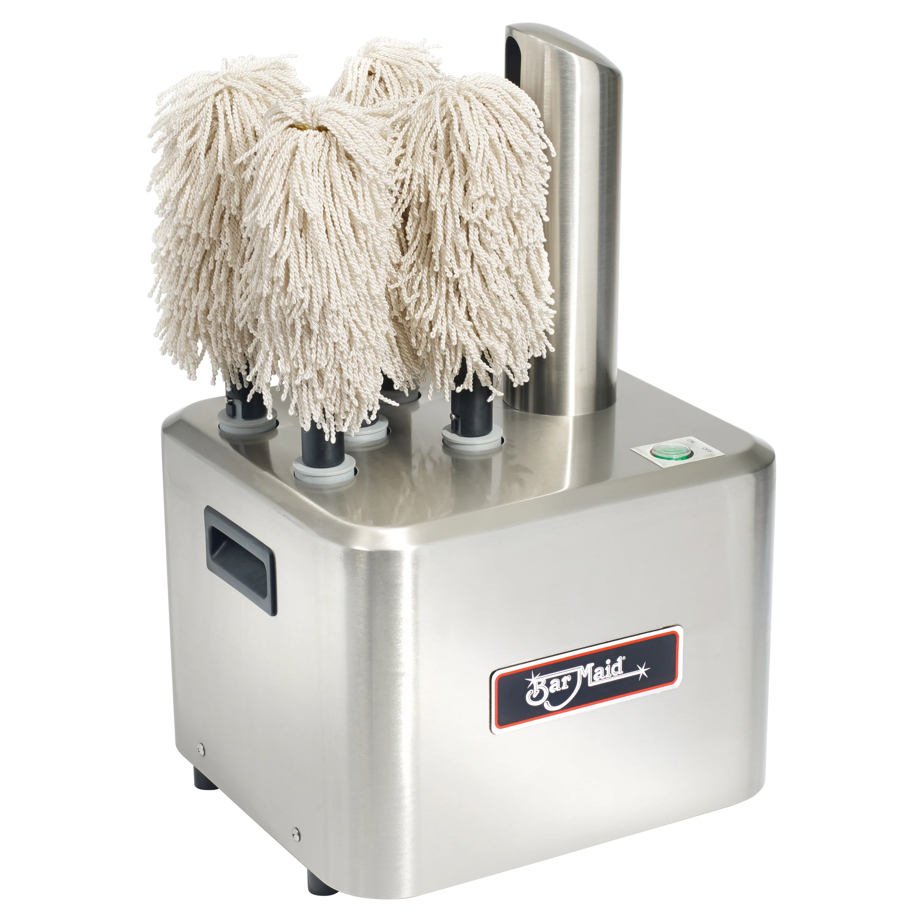 Bar Maid Glass Polisher - Winco GP-100 with 5 Polishing Heads for Bar Service - Image 2