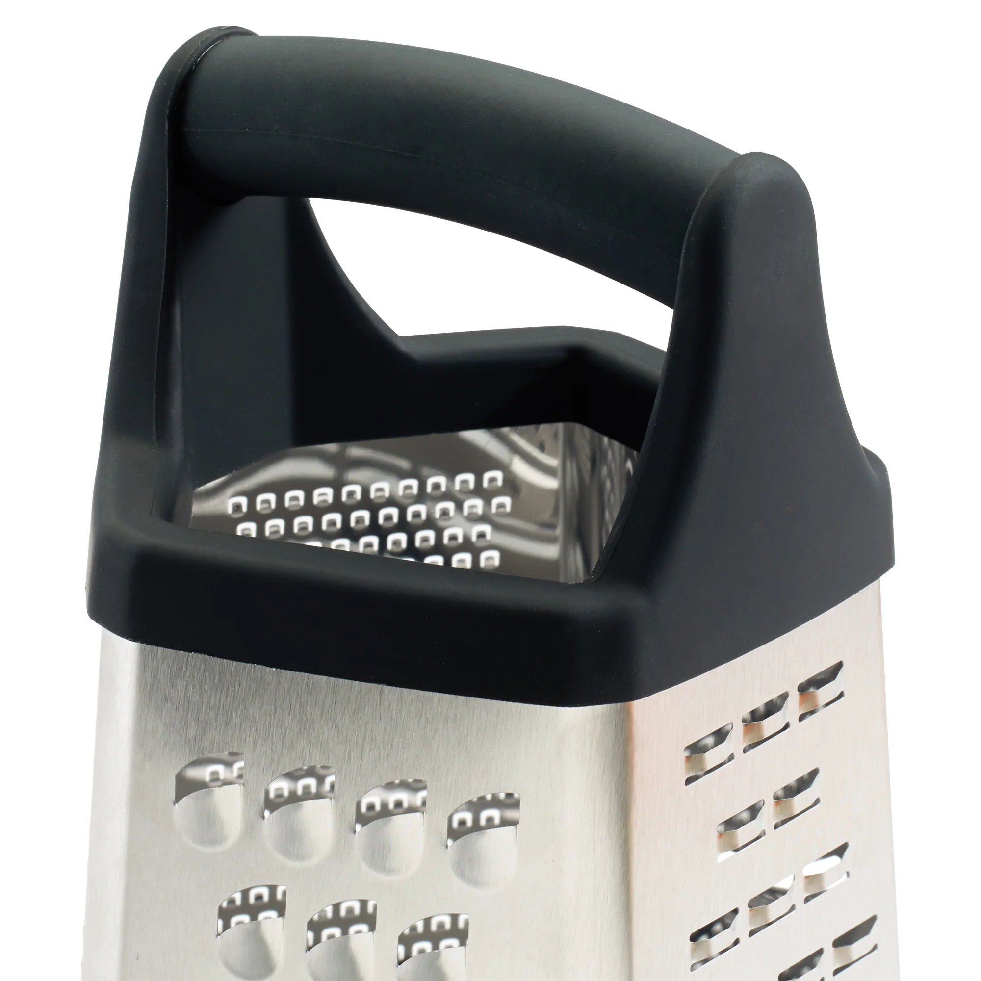 Winco GT-401 5 Inch Grater with Anti-slip Feet and Ergonomic Handle Stainless Steel - Image 3