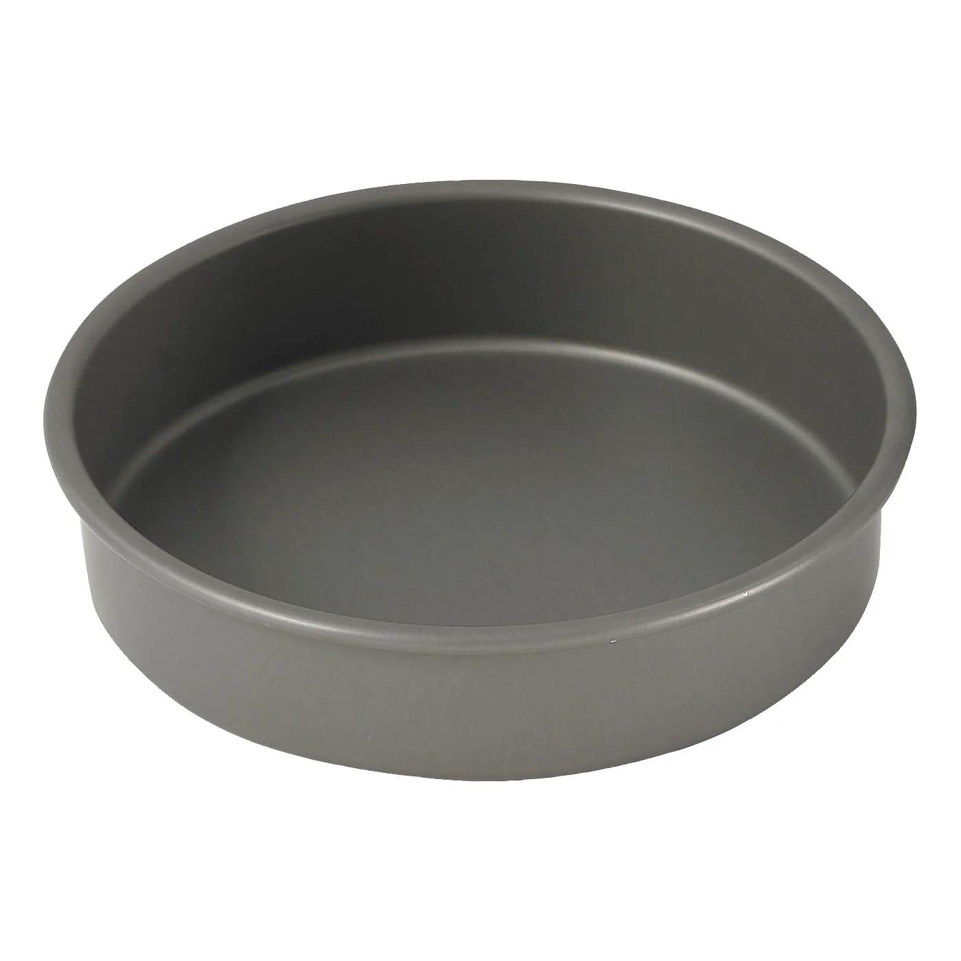 Winco HAC-082 8 Inch Diameter Round Cake Pan 18 Gauge Anodized Aluminum - Image 2