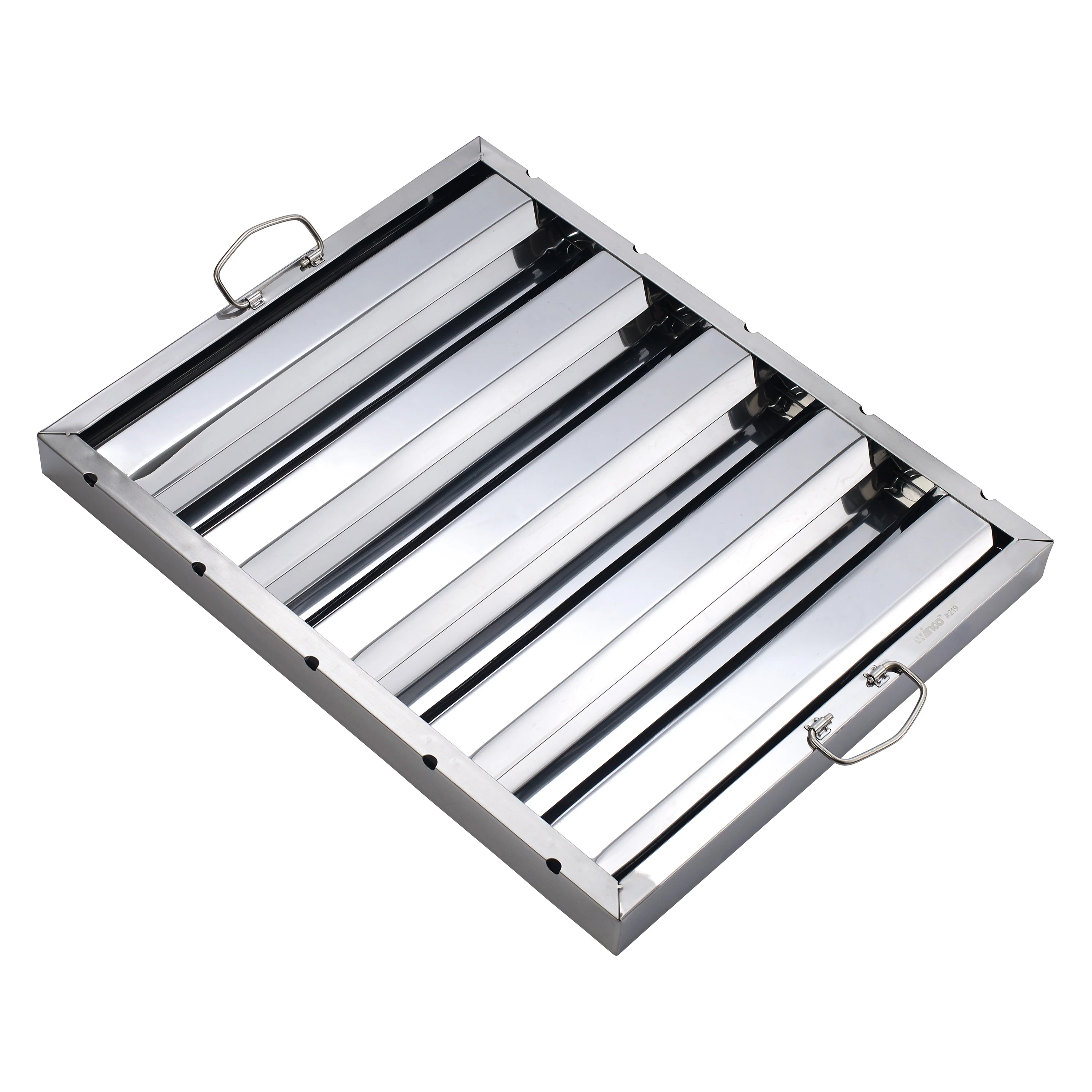 Hood Filter 20 Inch Stainless - Winco HFS-2016 20W x 16H with Grease Capture