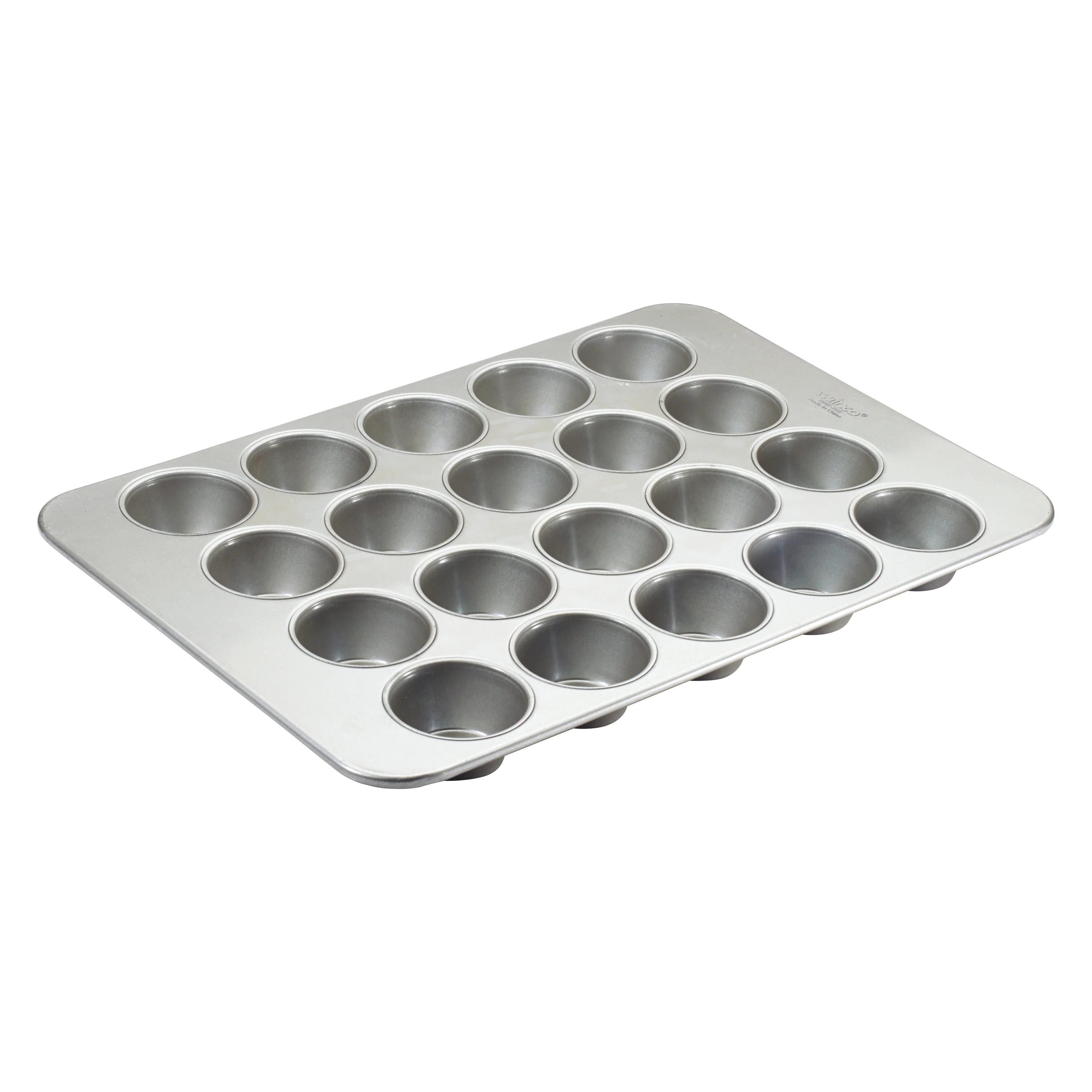 Winco HMF-20E 25 Inch Pecan Roll Large Muffin Pan 20 Muffin Cavities Aluminized Steel - Image 3