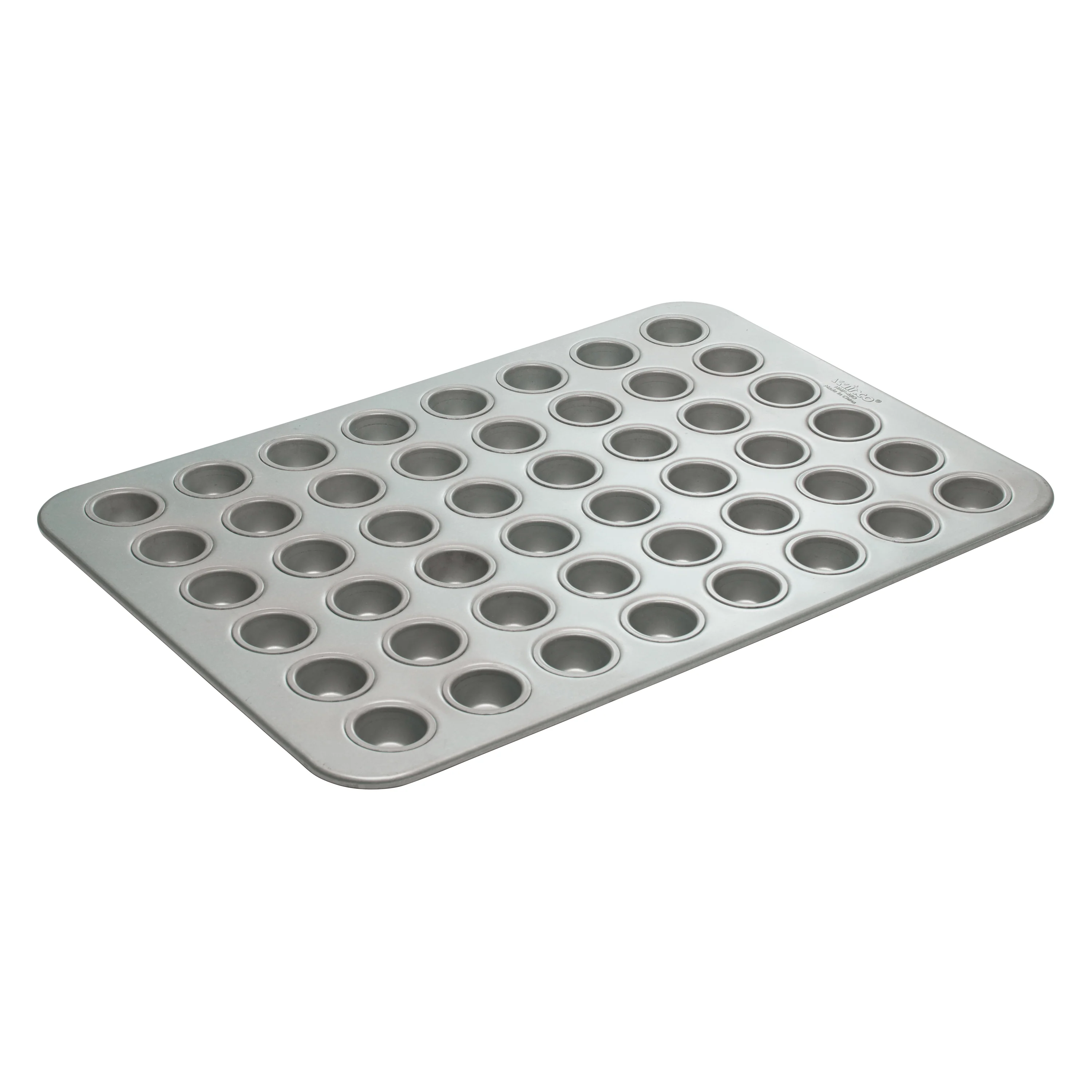 Winco HMF-48O 25 Inch Mini Muffin Pan 48 Cavity Aluminized Steel with Wire Rim