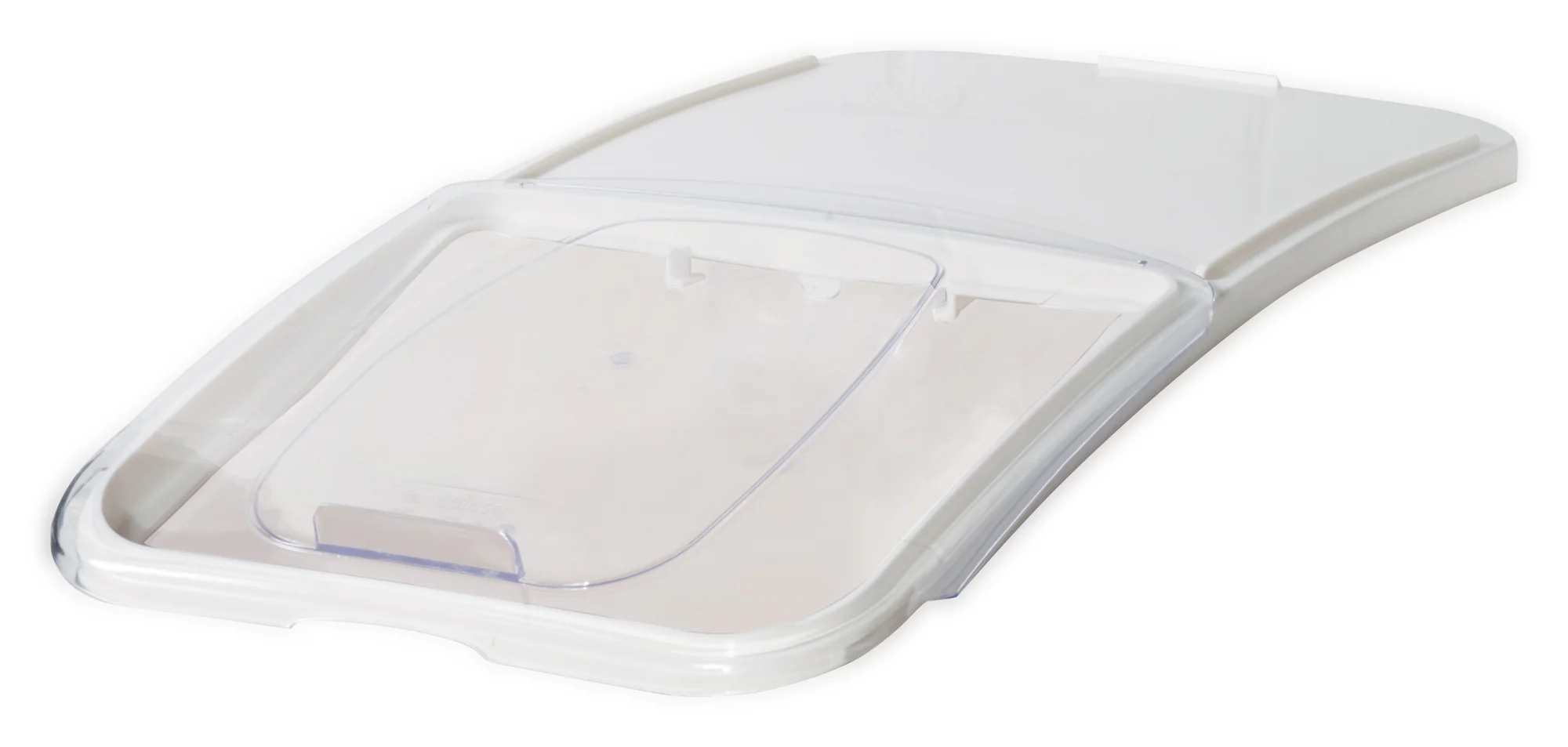 Winco IB-27-LE Lid NSF Compatible Polycarbonate White Clear Ingredient Bin