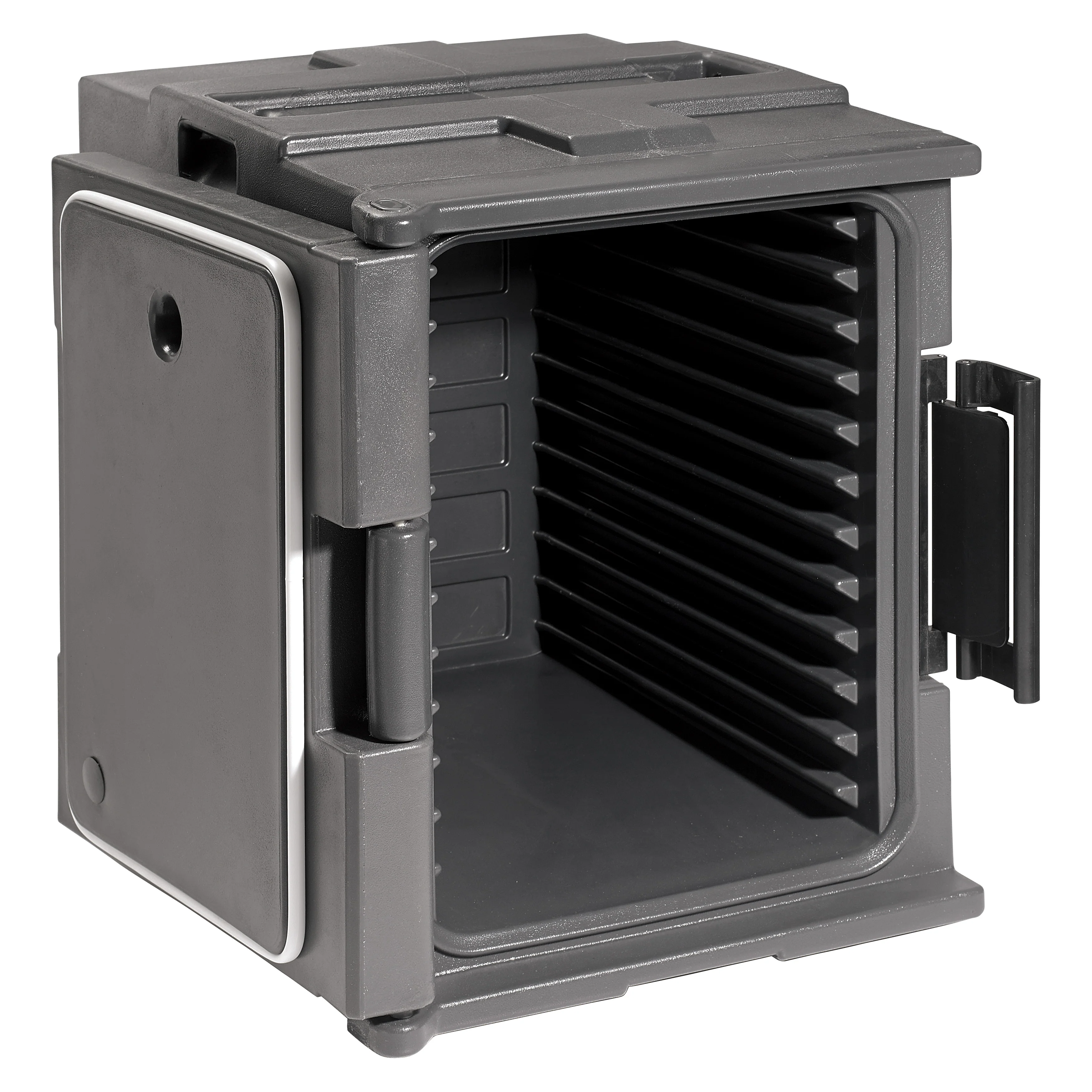Winco IFT-1 Full Size Food Carrier Polypropylene Insulated Gray - Image 5