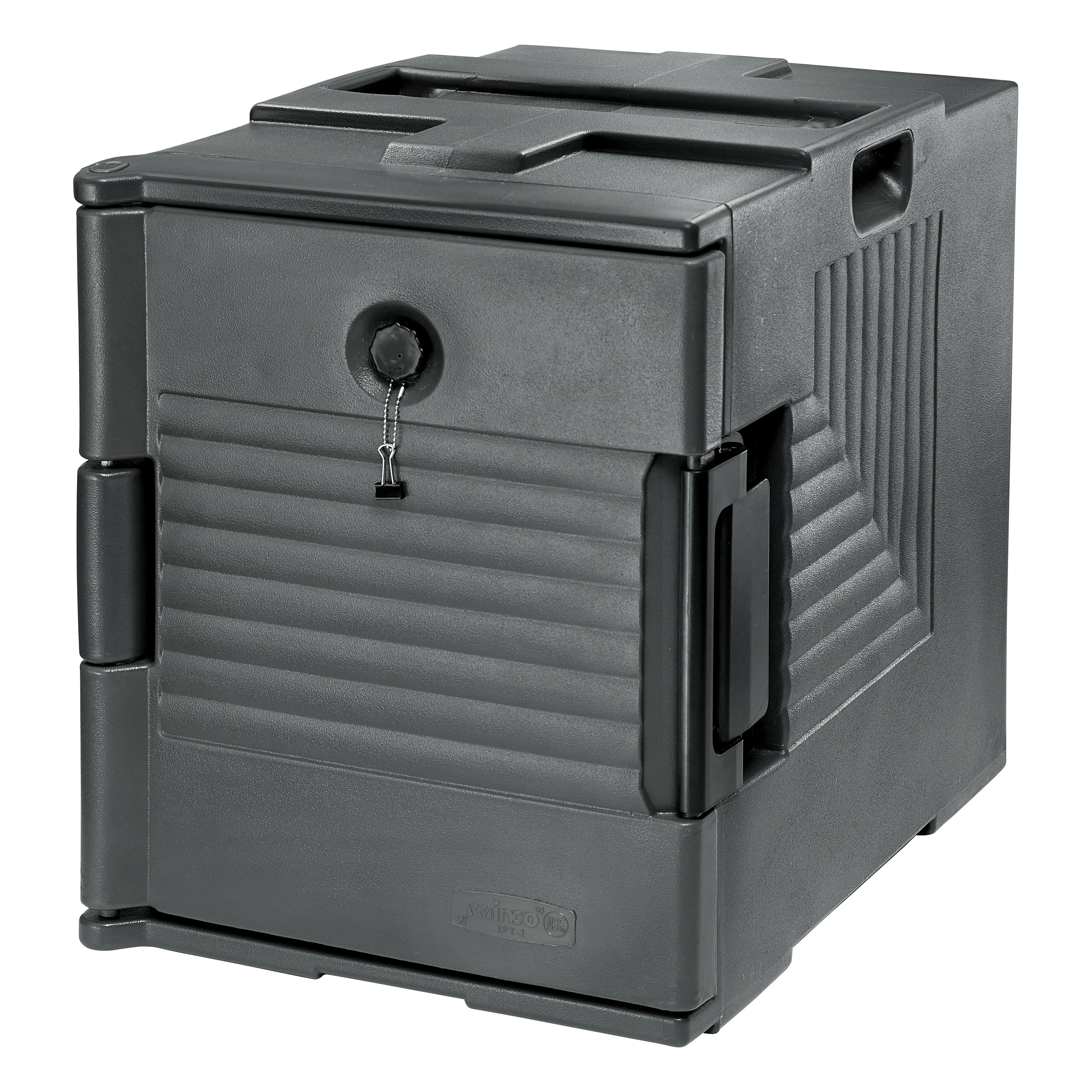 Winco IFT-1 Full Size Food Carrier Polypropylene Insulated Gray - Image 6