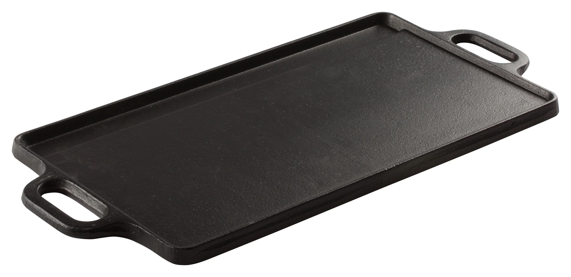 Winco IGD-2095 20 Inch Rectangular Griddle with Reversible Surfaces Cast Iron - Image 3