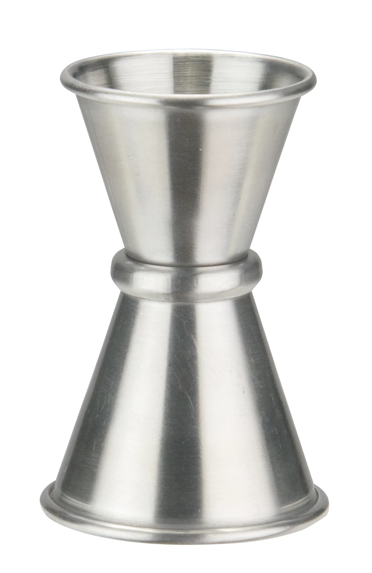 Winco J-6 1/2 Oz Rolled Rim Jigger Stainless Steel with Japanese Style