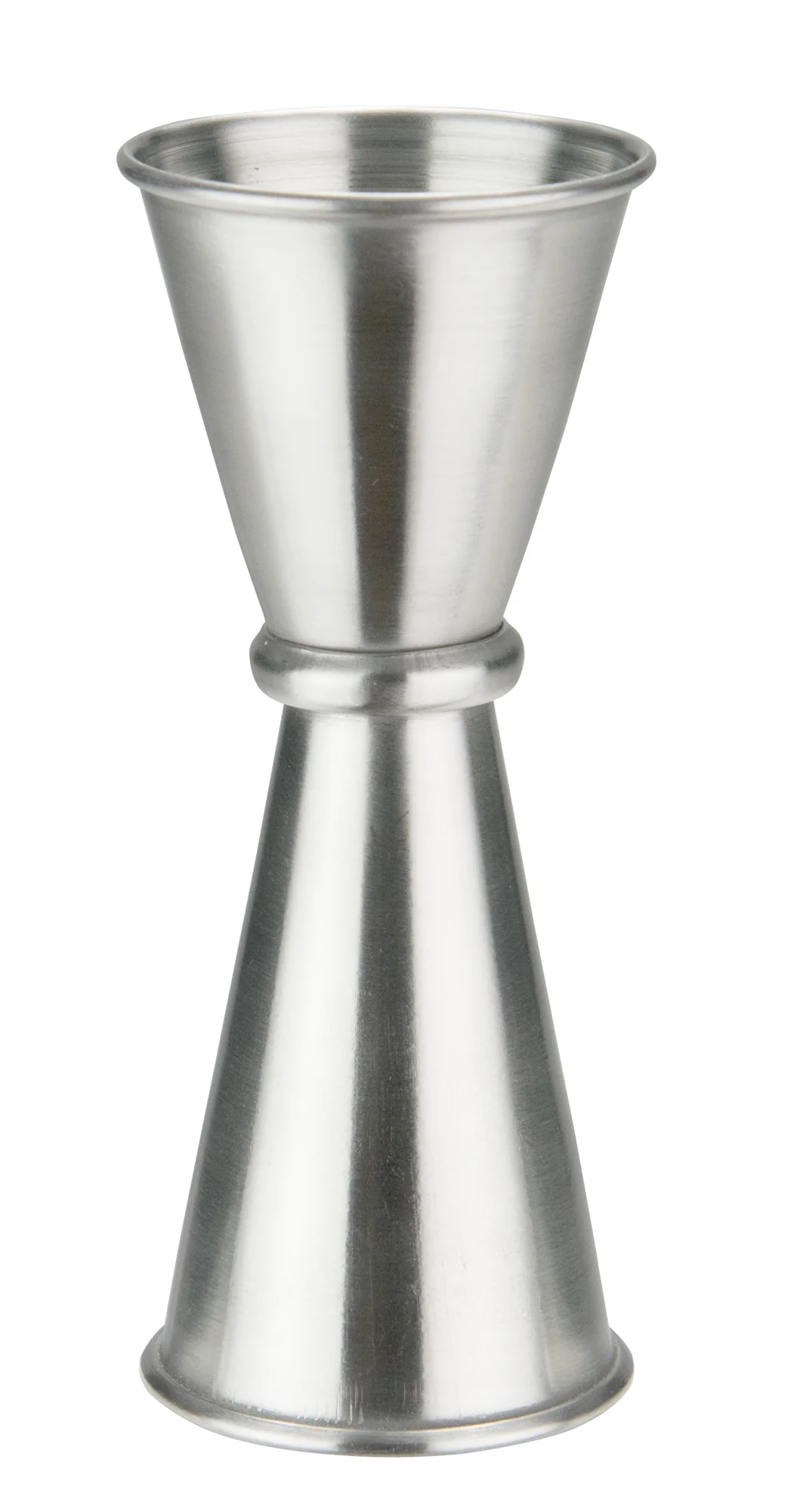 Winco J-8 1 oz Stainless Steel Jigger Rolled Rim for Accurate Pouring - Image 2