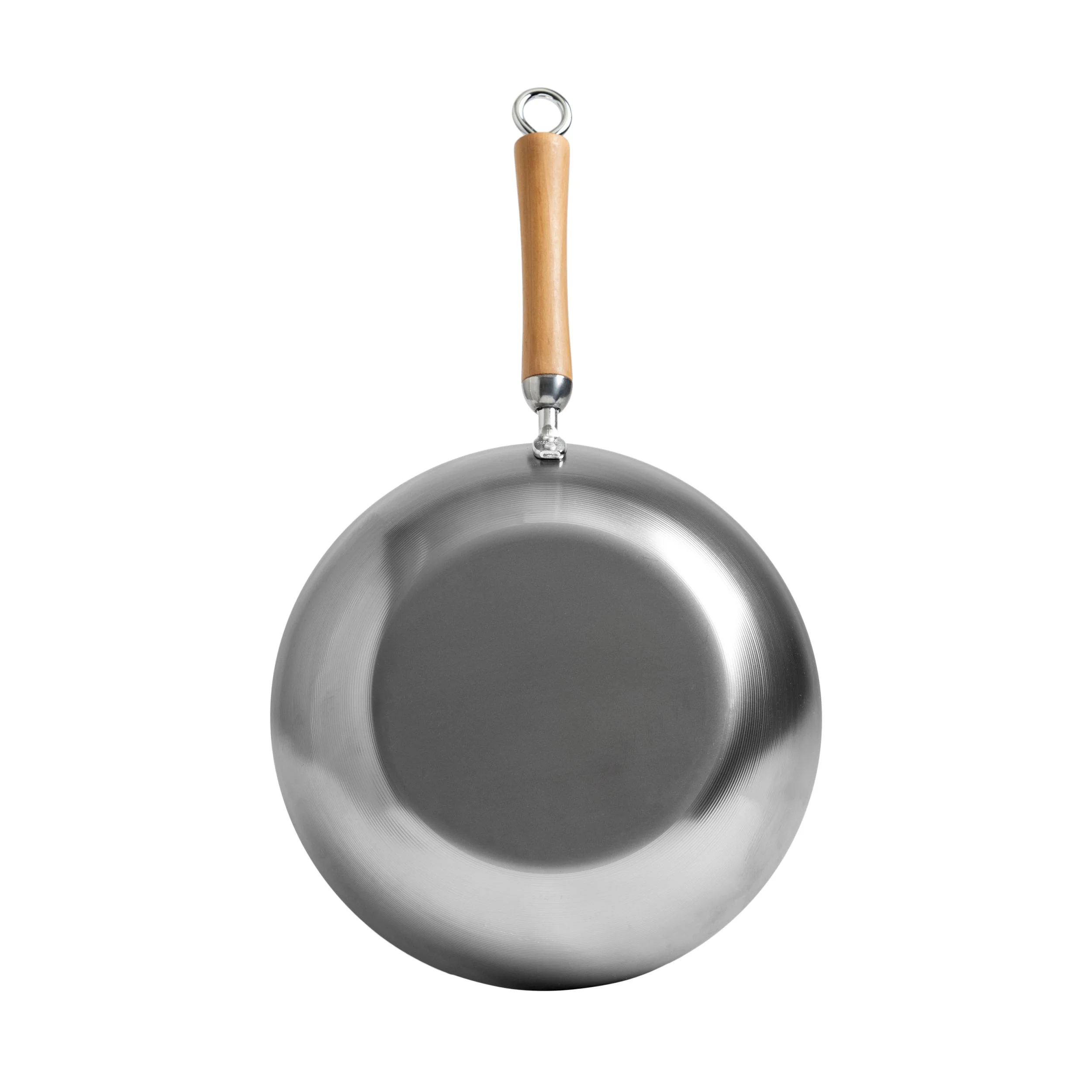 Carbon Steel Stir-Fry Pan 12 Inch - Winco J21-9979 Joyce Chen Birch Handle - Image 5