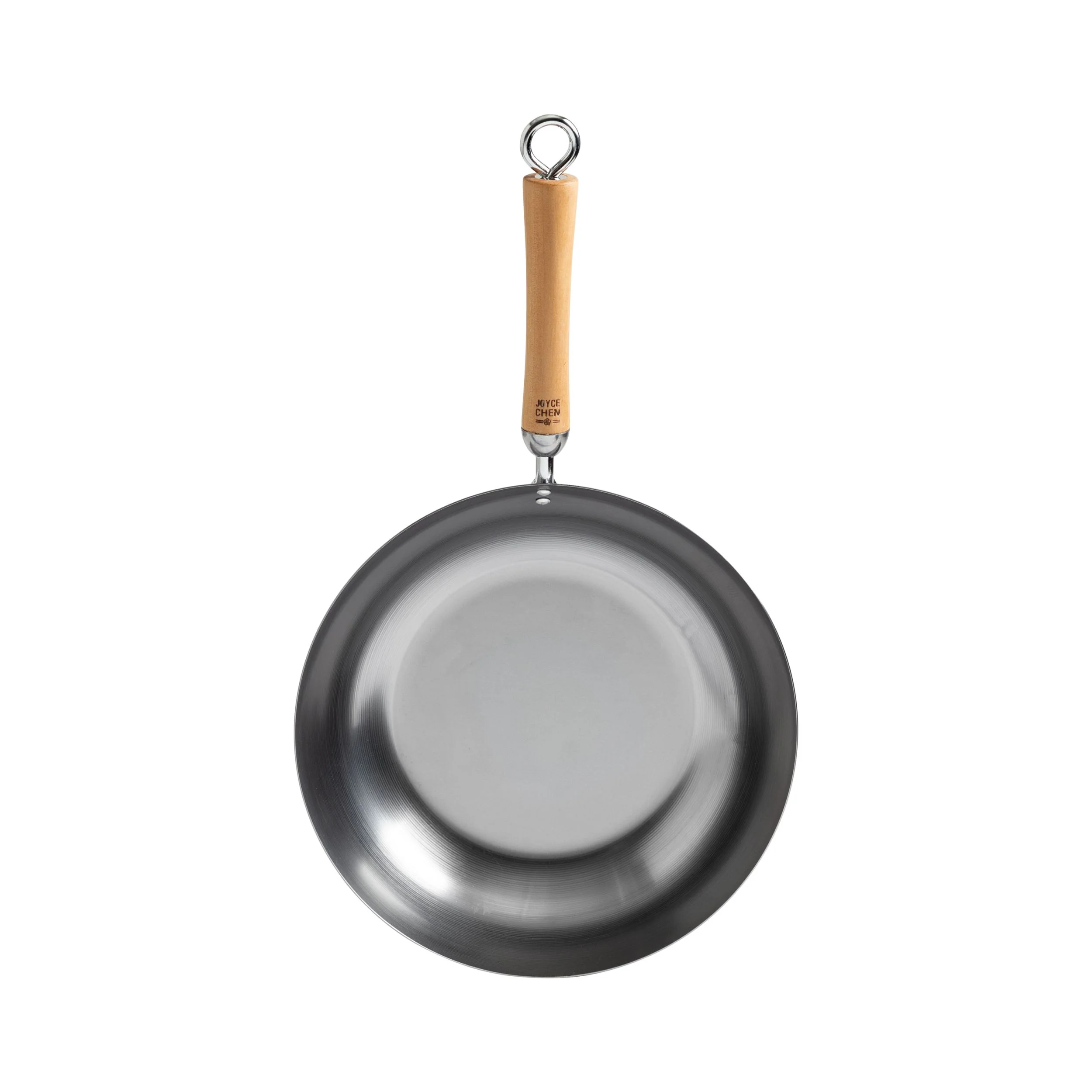 Carbon Steel Stir-Fry Pan 12 Inch - Winco J21-9979 Joyce Chen Birch Handle - Image 7