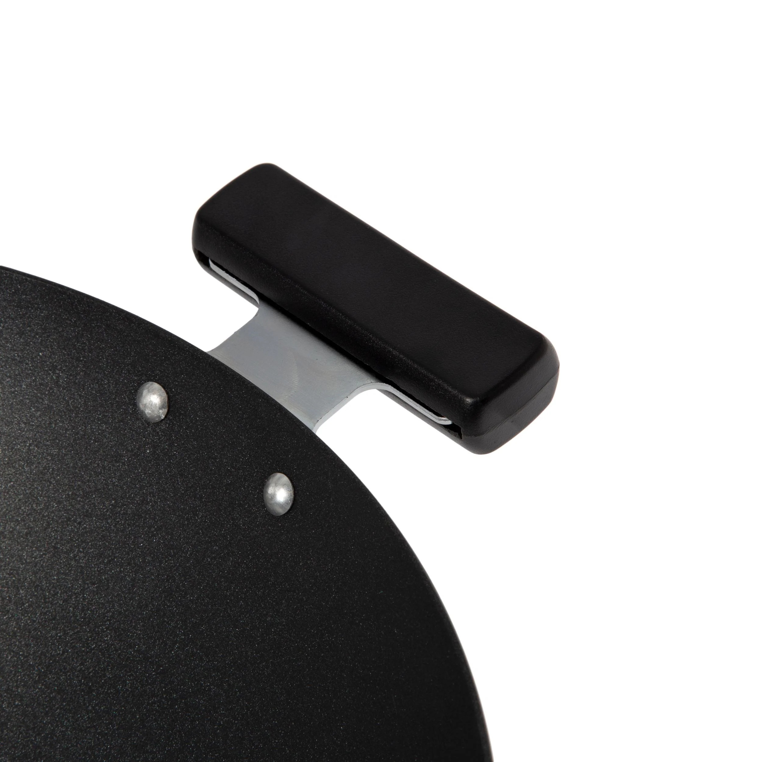 Winco J22-0040 14 Inch Wok Carbon Steel Flat Bottom with Phenolic Handles - Image 2