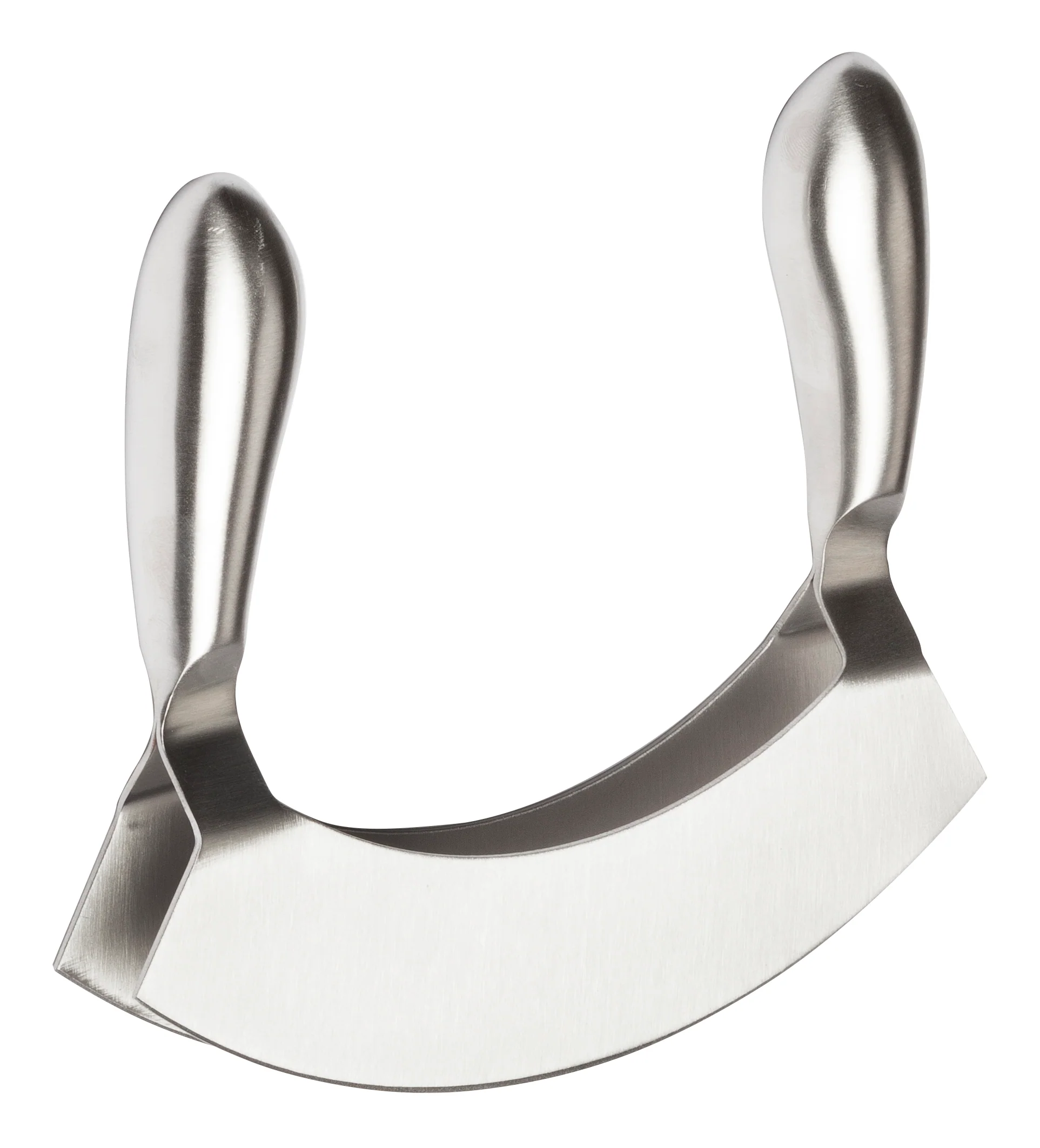 Winco KCC-4 6-9/10 Inch Blade 5-4/5 Inch Knife Double Blade with Handle Stainless Steel