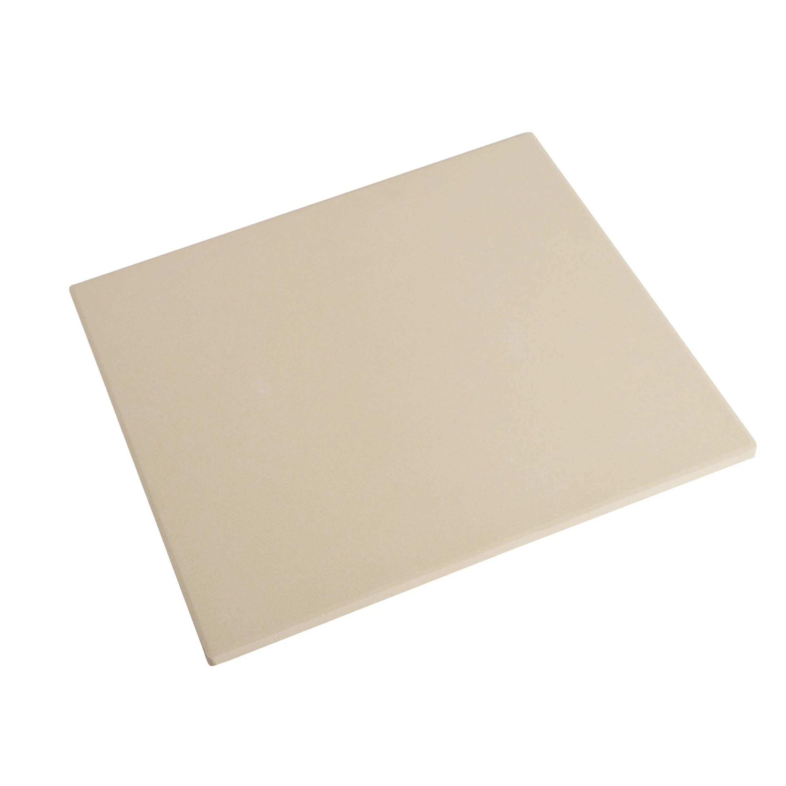 Winco KCH-09011 14 Inch Pizza Stone Rectangular Beige Cordierite Old Stone - Image 2