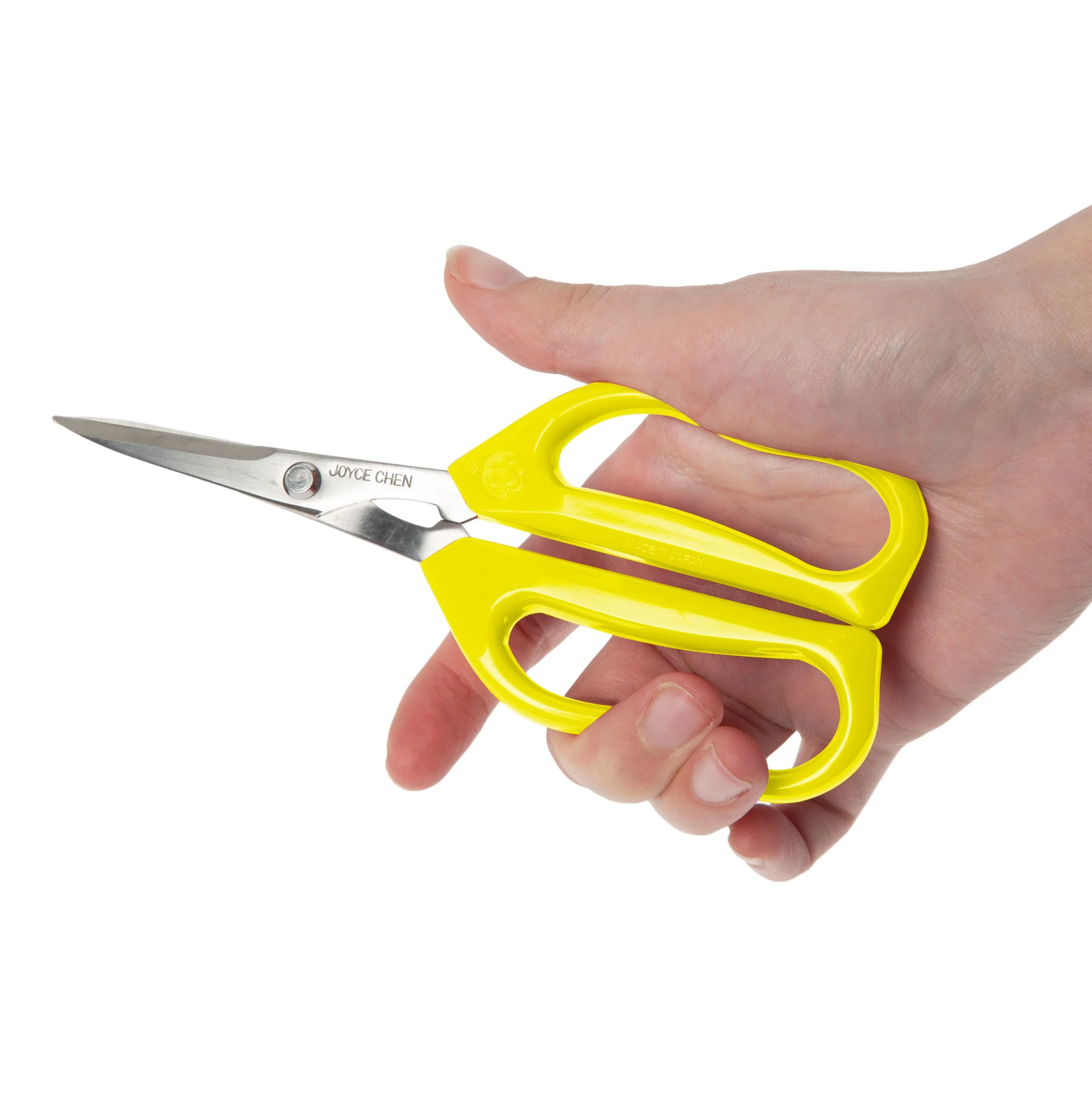 Winco KCHZ09007 9 Inch Kitchen Shears With Yellow Handles 2 Packs - Image 3