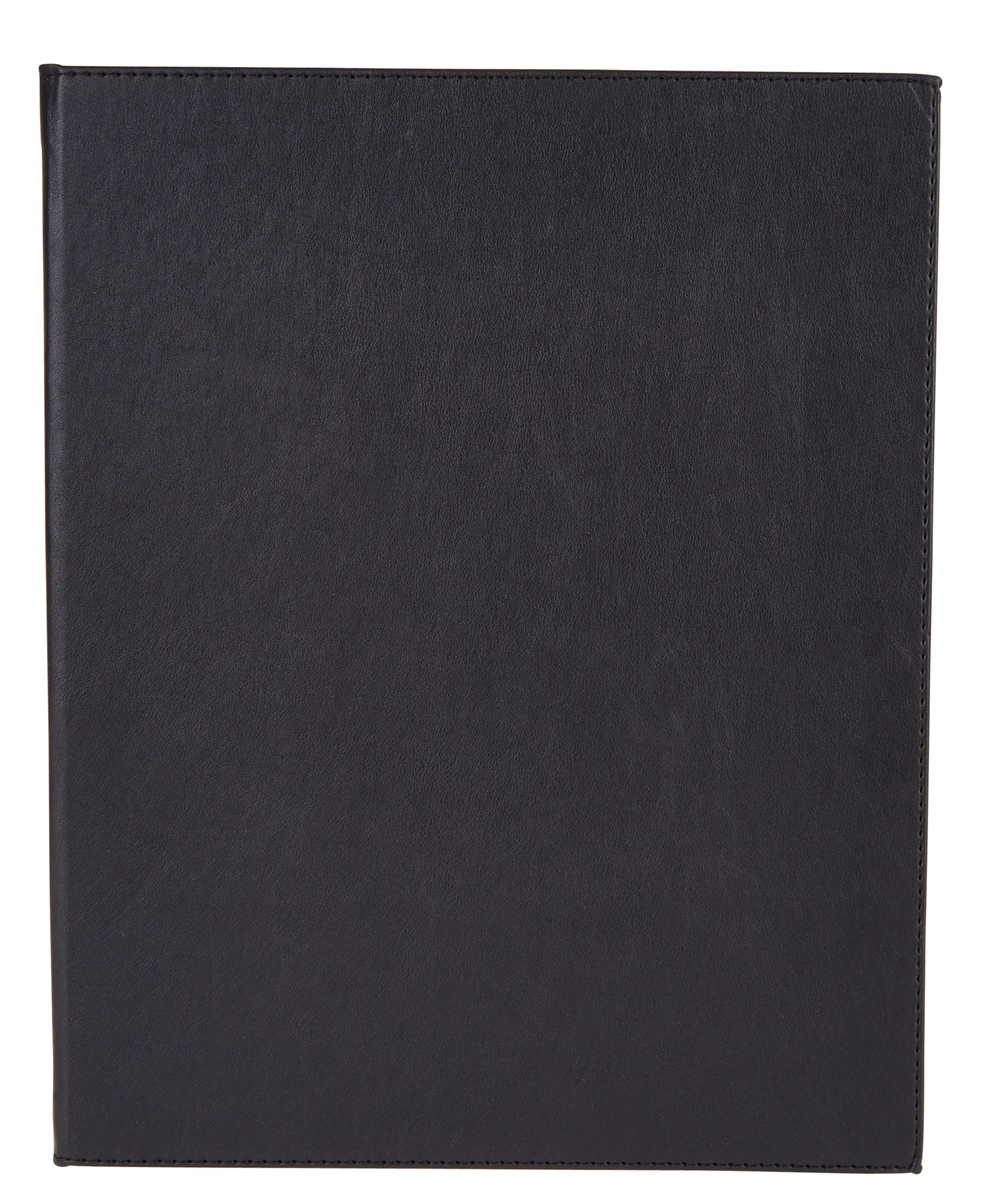 Winco LMD-814BK Legal Size Menu Cover Double Fold Leather-like Black - Image 4