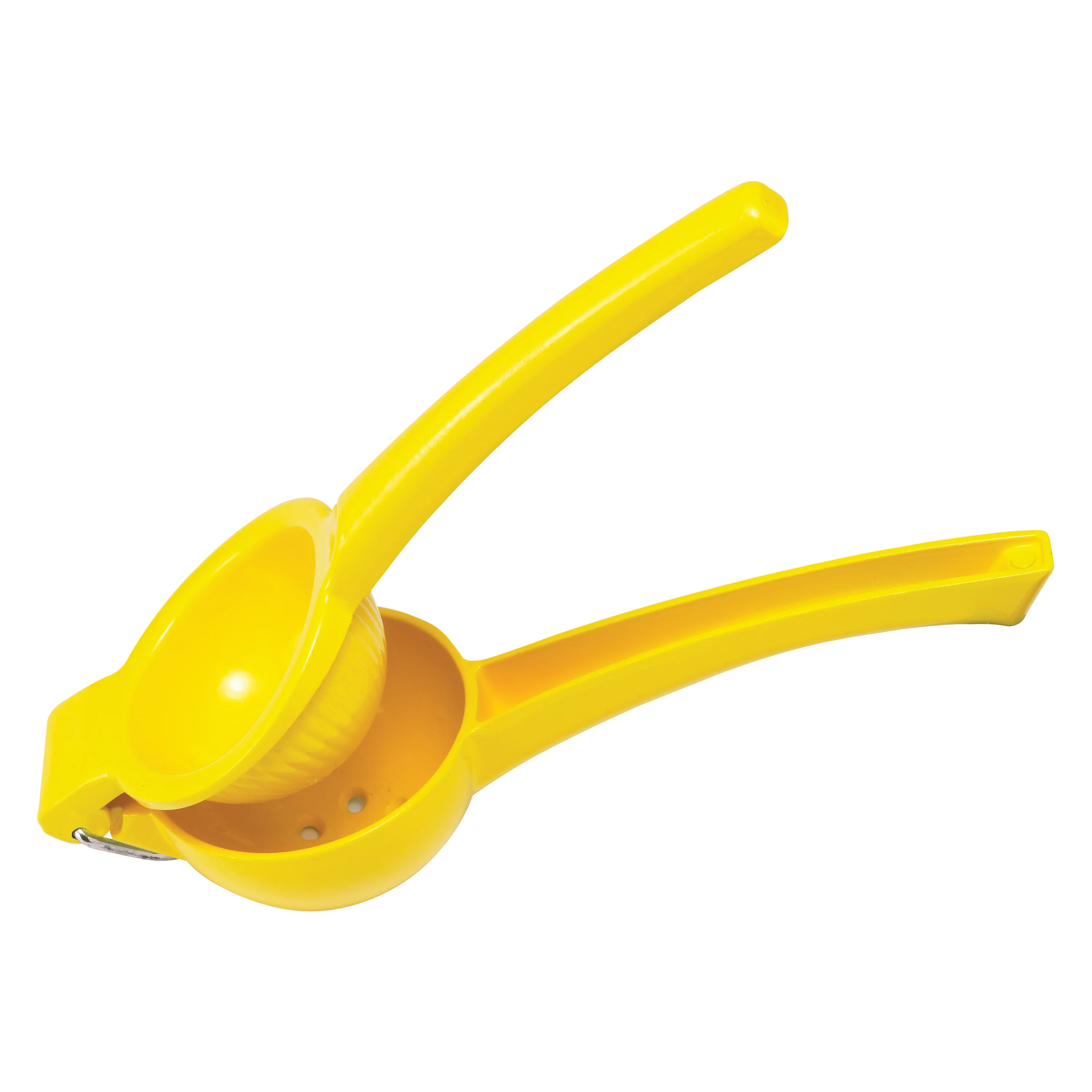 Winco LS-9Y 3 Inch Diameter Lemon Squeezer Manual Aluminum Yellow - Image 2