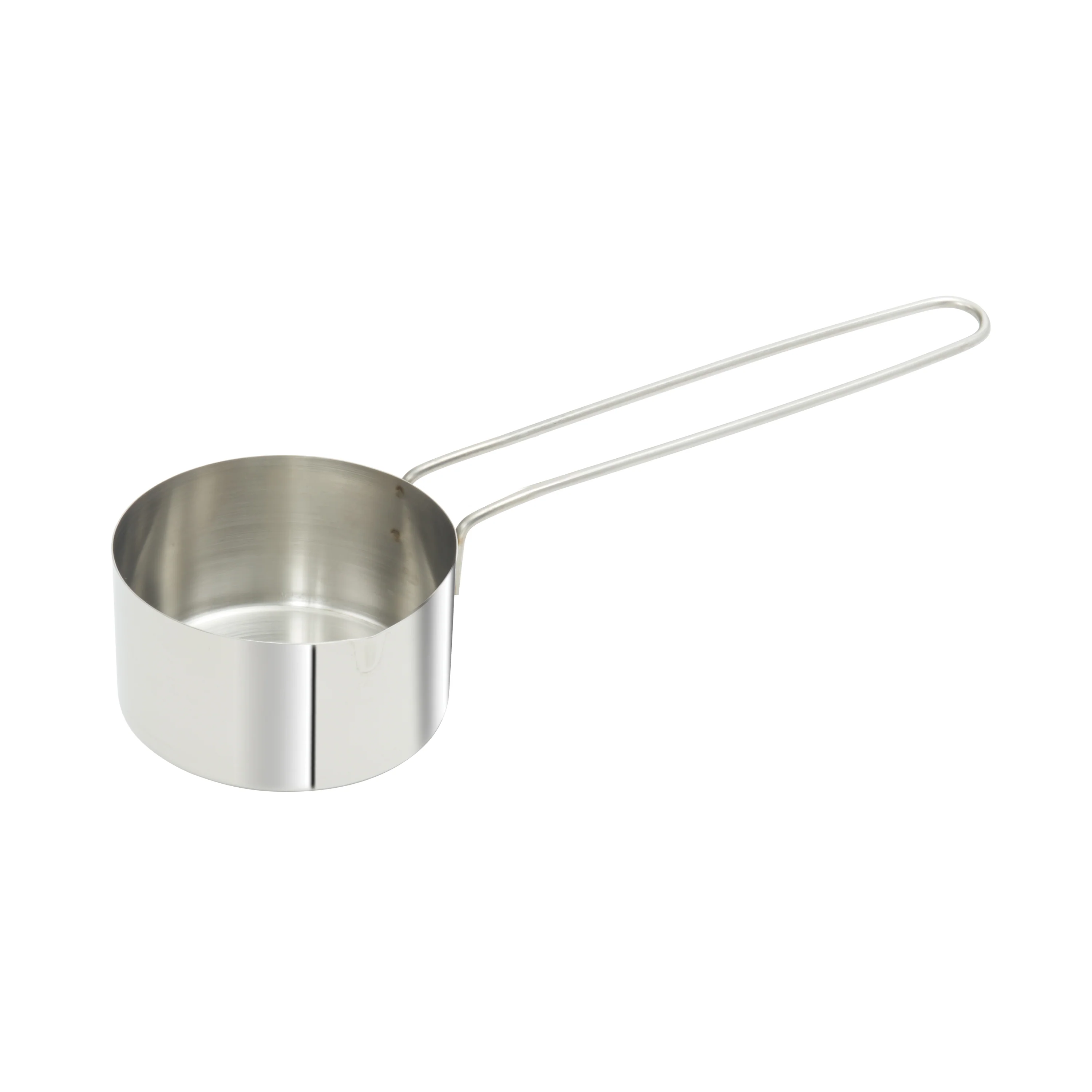 Winco MCPL-075C Stainless Steel Measuring Cup with 6" Long Loop Handle, 3/4 Cup - Image 2