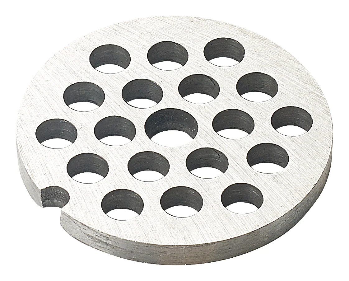 Winco MG-10516 Grinder Plate 8mm Iron for MG-10 Meat Processing Replacement - Image 2