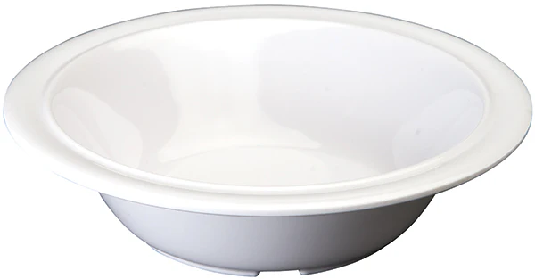 Winco MMB-12W 12 Oz Bowl Round Heat Resistant Dishwasher Safe Melamine White - Image 2