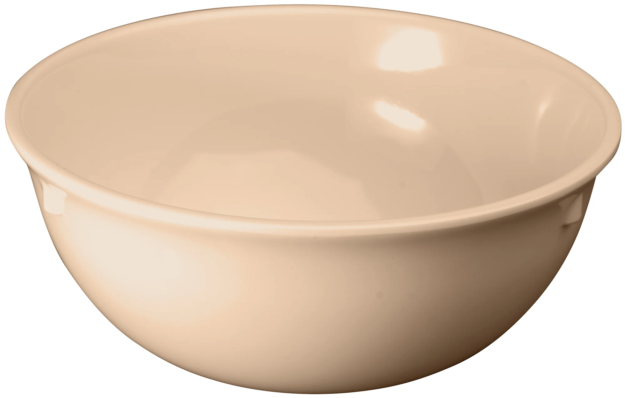 Winco MMB-15 15 Oz Nappie Bowl Round Dishwasher Safe Melamine Tan - Image 2