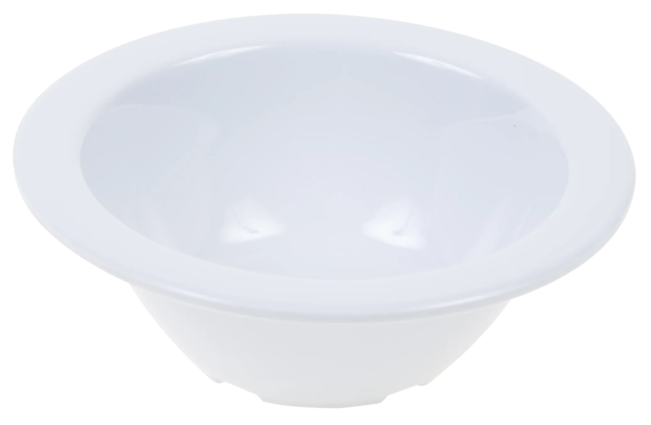 Winco MMB-5W 5 Oz Fruit Bowl Round Dishwasher Safe White Melamine