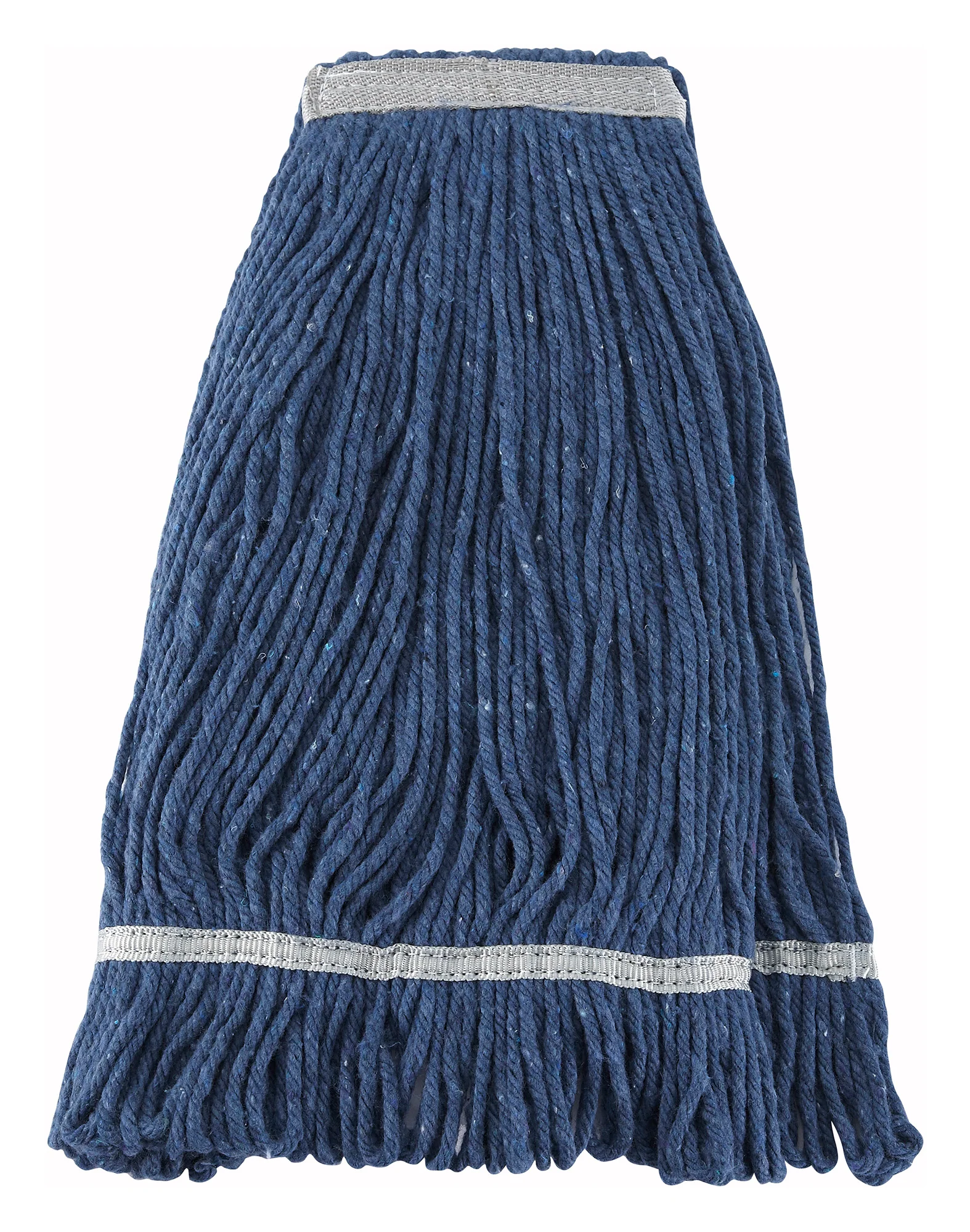 Winco 24 oz. Blue Loop End Wet Mop Head - Professional Grade - Image 3