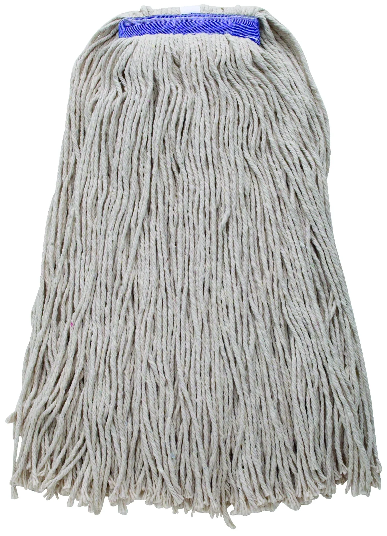 Winco MOP-32WC 32 Oz. Wet Mop Head Cut End 4-Ply Poly Cotton Blend White - Image 2