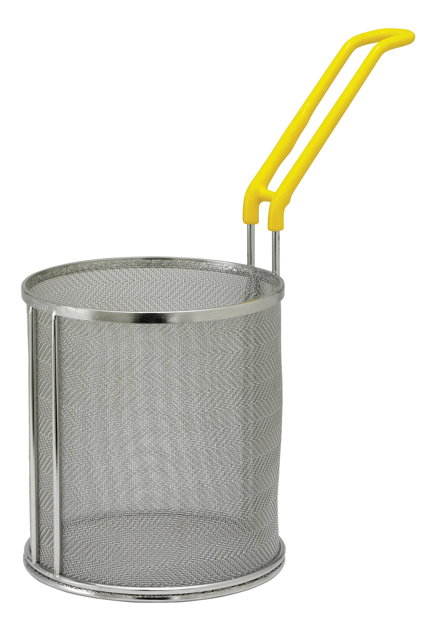 Winco 6.5" Pasta Insert Basket - Stainless Steel with Ergonomic Handle - Image 2