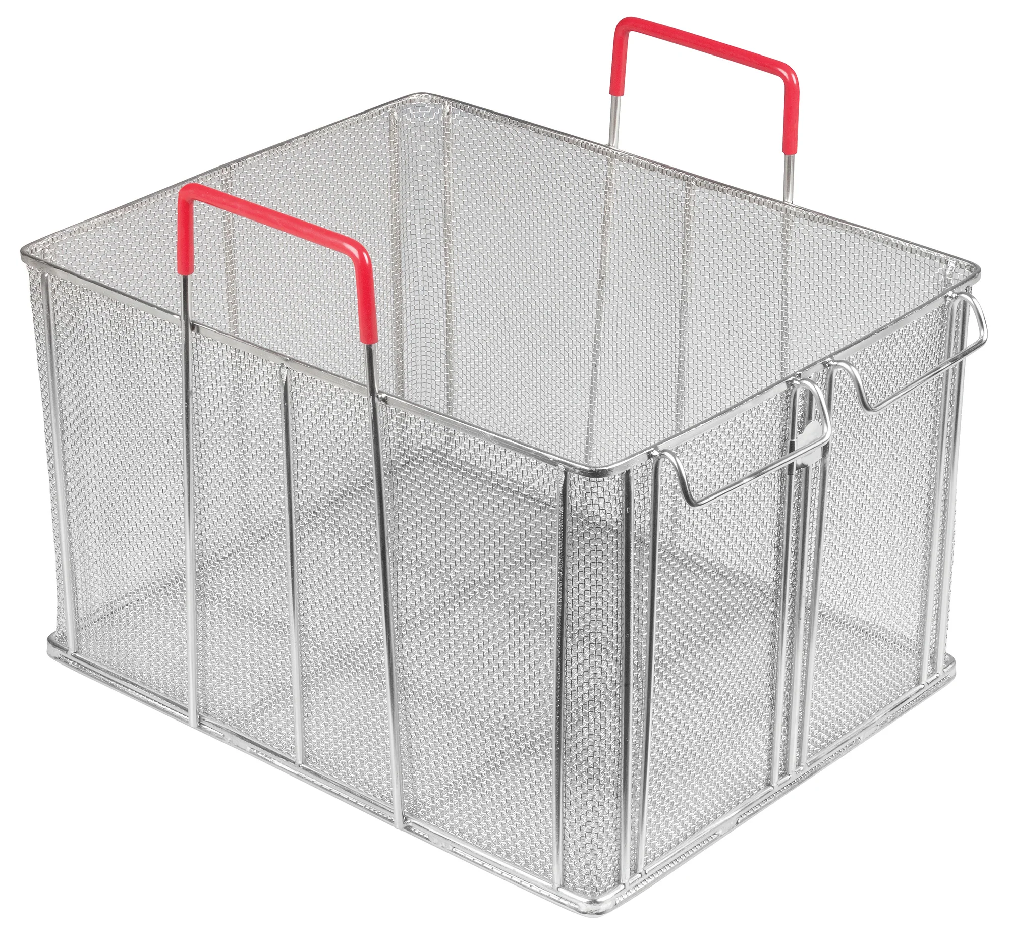 Bulk Pasta Boil Basket 16-1/4 Inch - Winco MPN-1613 with Handle for Large-Batch Cooking - Image 2