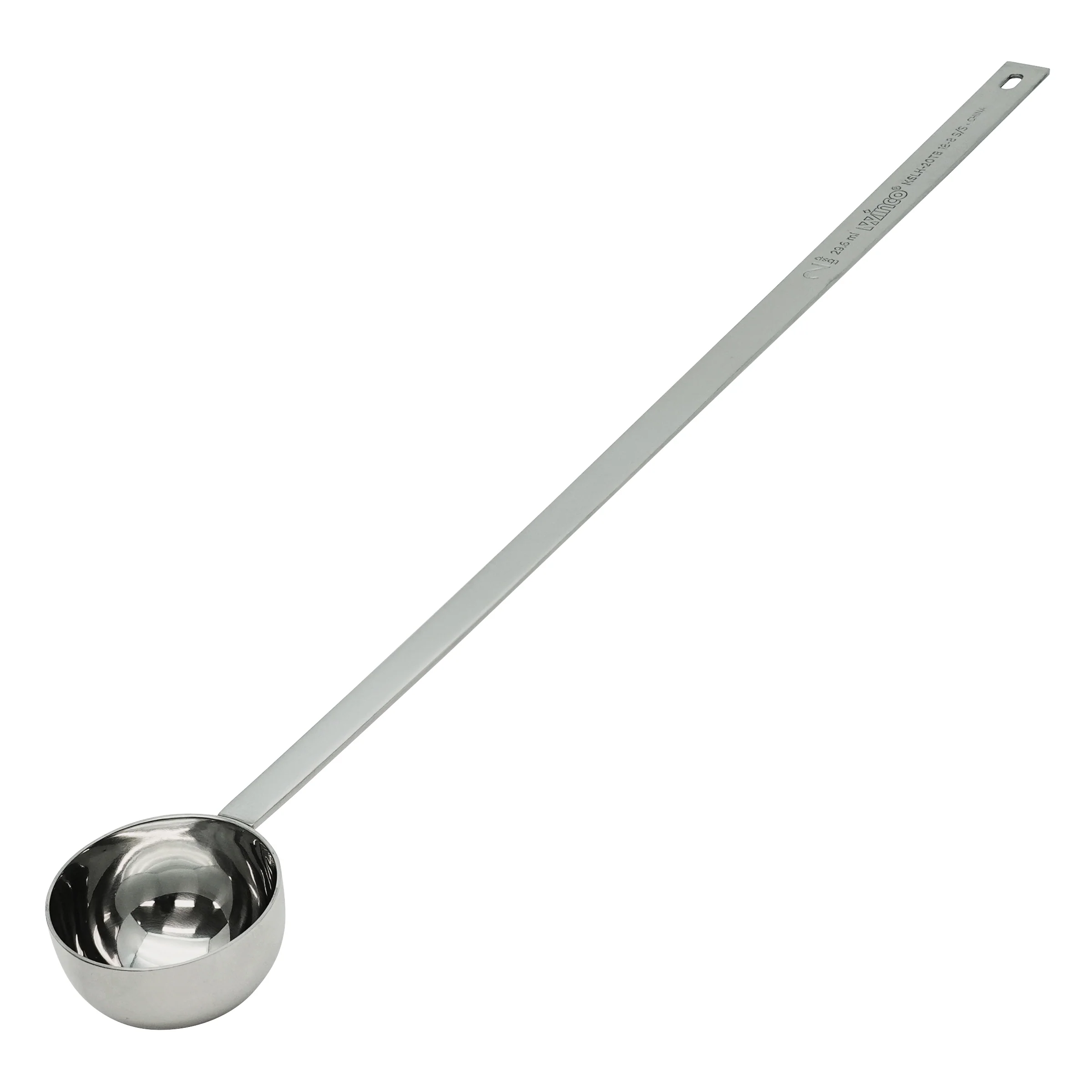 Winco MSLH-20TB 16 Inch Measuring Spoon Heavy Duty Stainless Steel with Long Handle