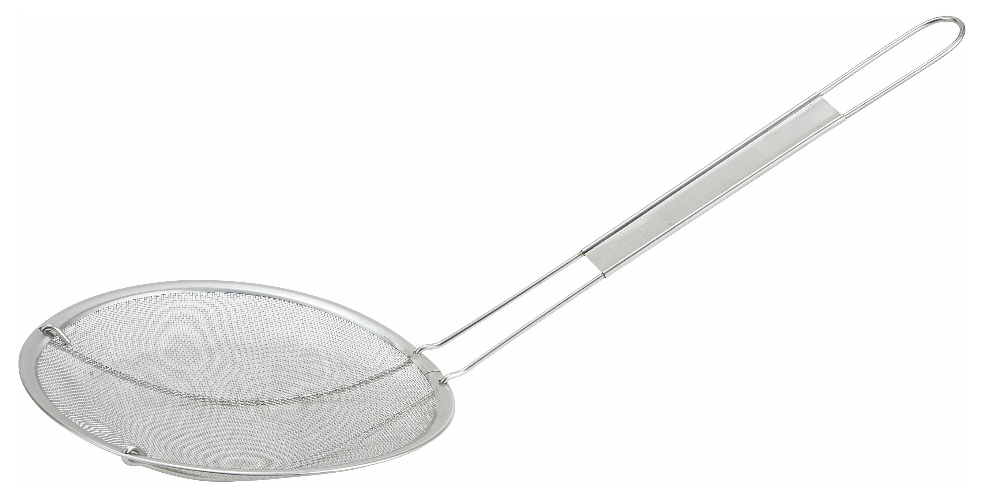 Winco MSS-6 6 Inch Diameter Coarse Mesh Strainer Stainless Steel with Handle - Image 2