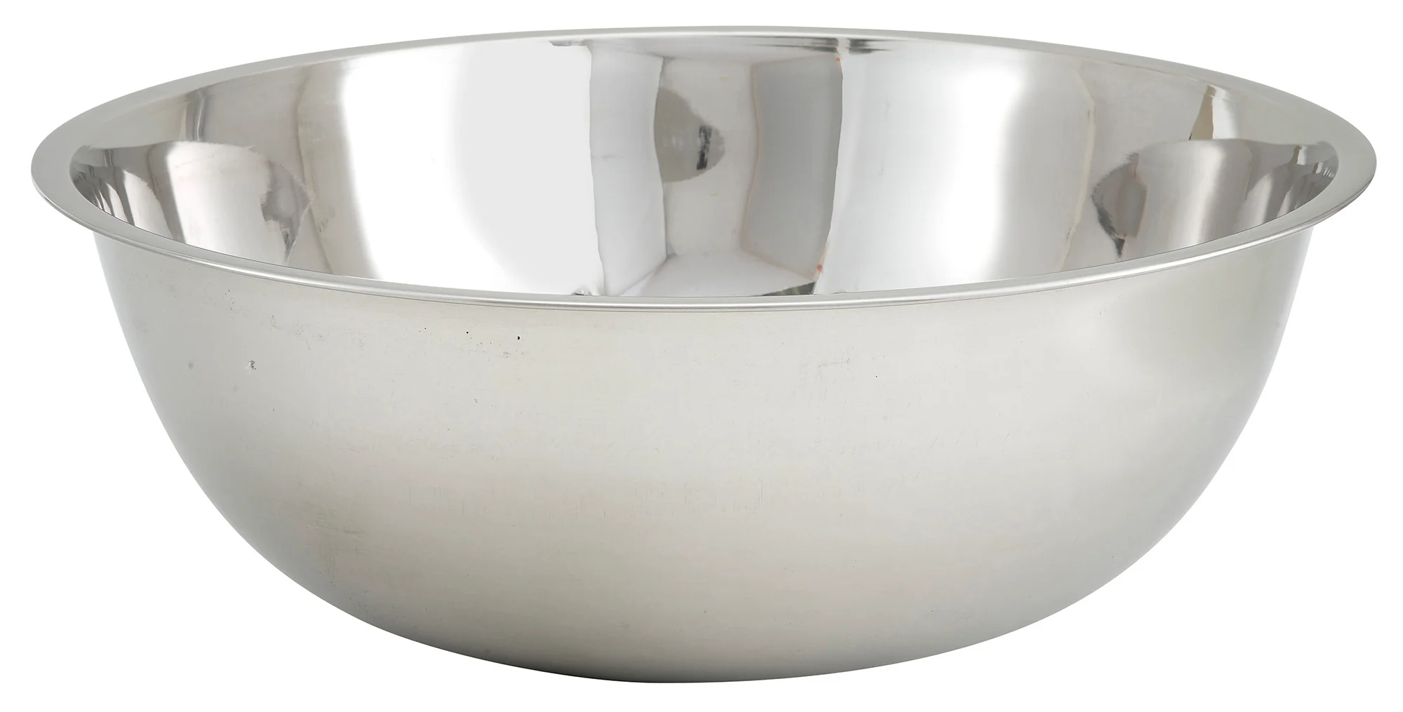Economy Mixing Bowl 20 Quart - Winco MXB-2000Q Stainless Steel with Wide Diameter - Image 2