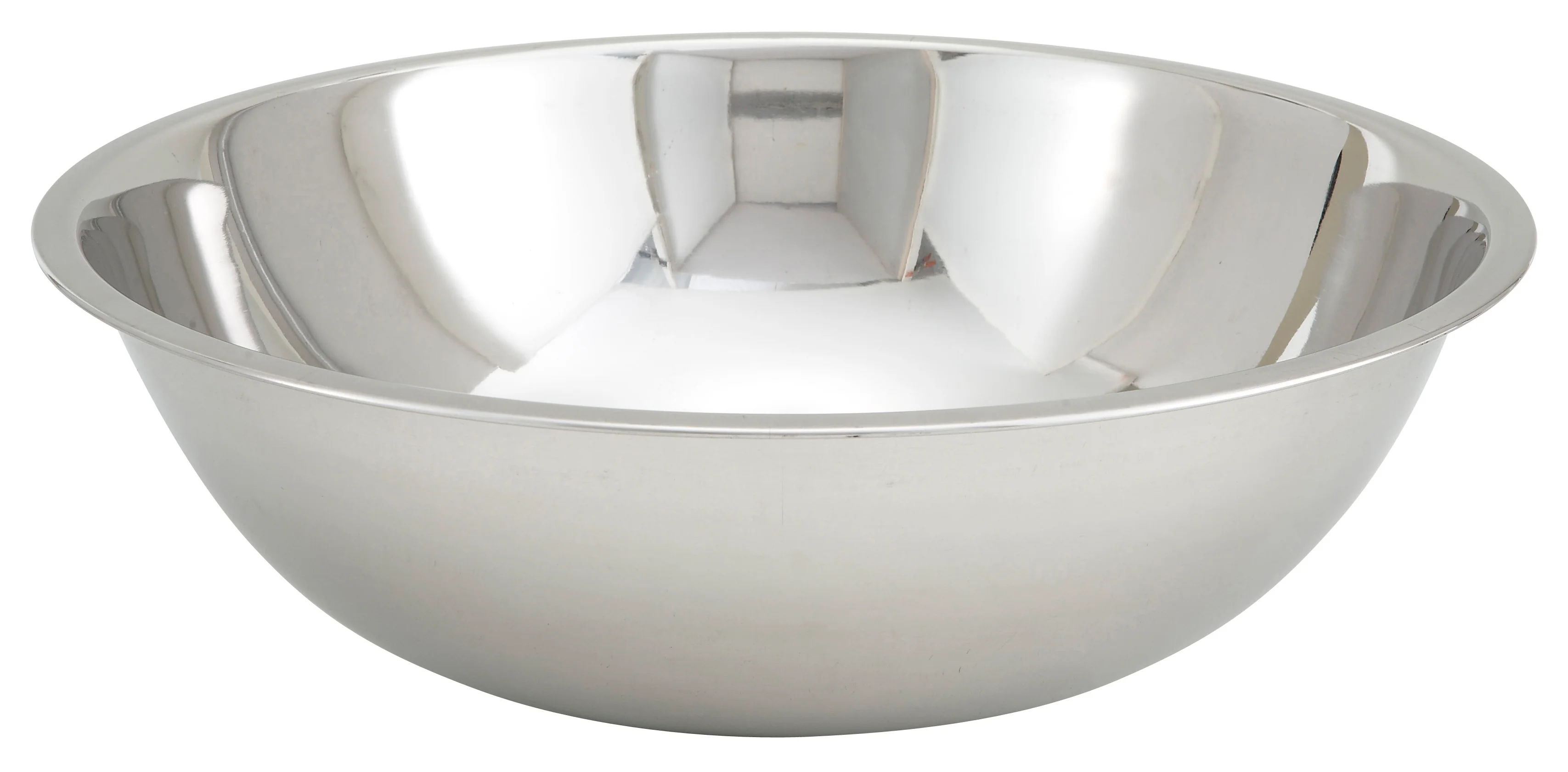 Winco MXBT-1600Q 16 Quart Mixing Bowl 17-7/8 Inch Diameter Stainless Steel - Image 2