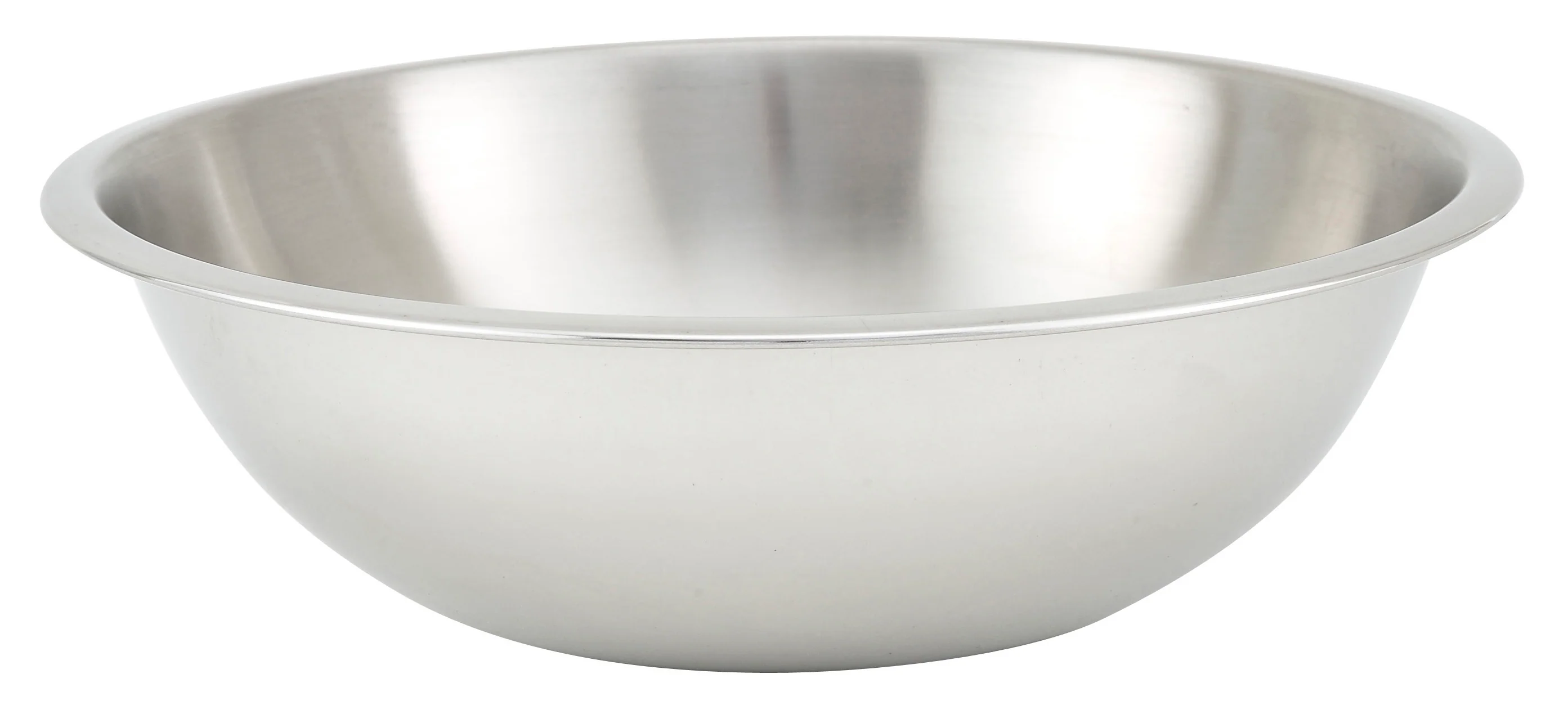 Winco MXHV-400 4 Quarts Heavy Duty Mixing Bowl Stainless Steel Round