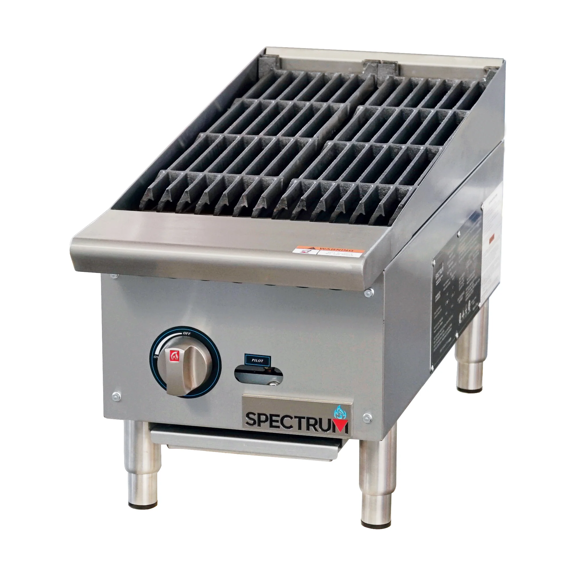Winco NGCB-12R Spectrum™ Charbroiler Natural Gas Countertop - Image 2