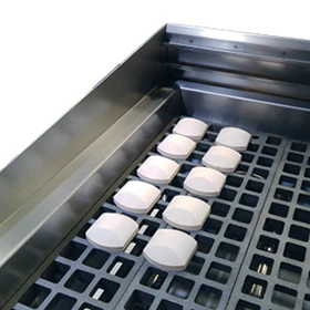 Winco NGCB-P11-2 24-Inch Kit for Charbroiler Includes Tube Rails and Briquettes - Image 2