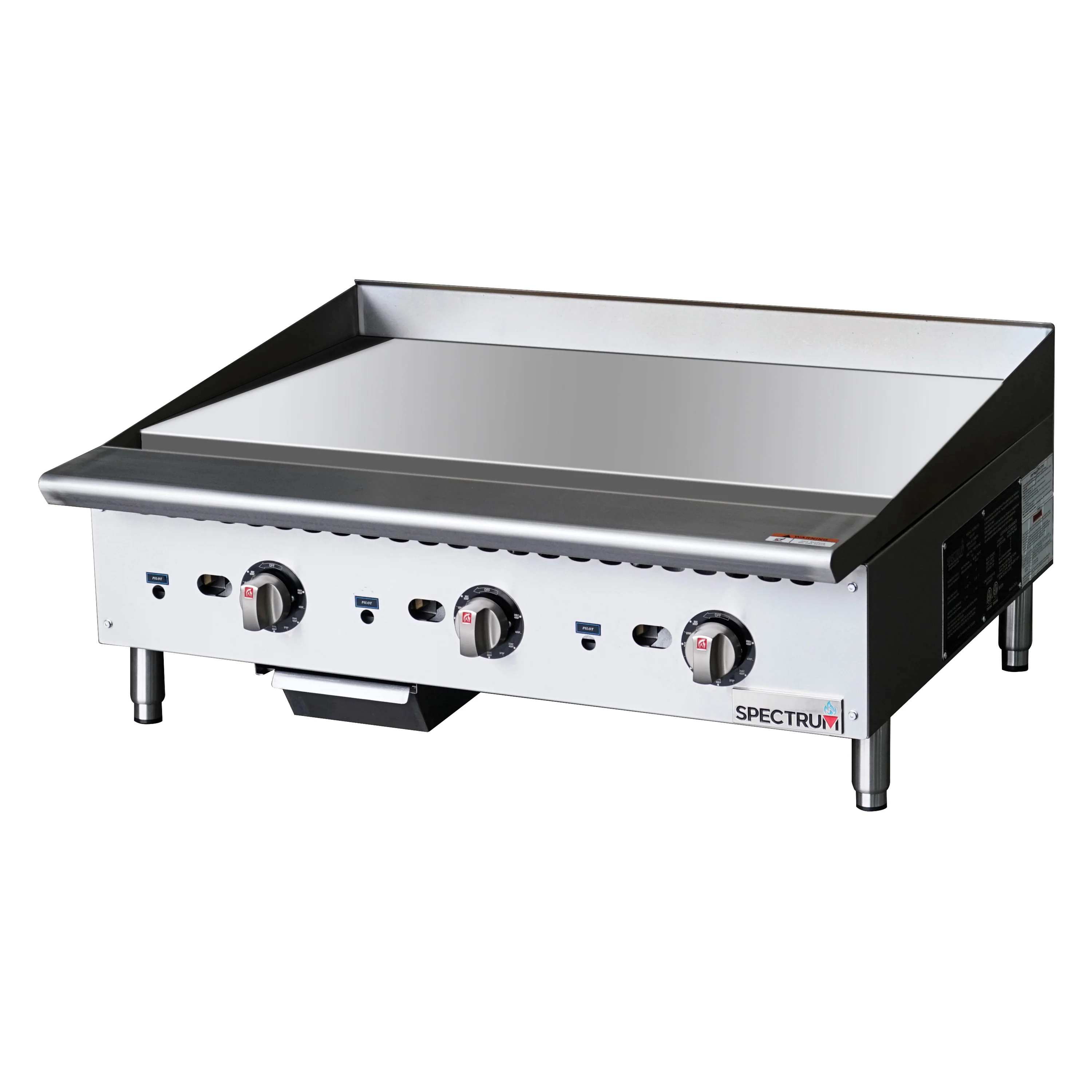 Winco NGGD-36T Spectrum™ Griddle Natural Gas Countertop - Image 2