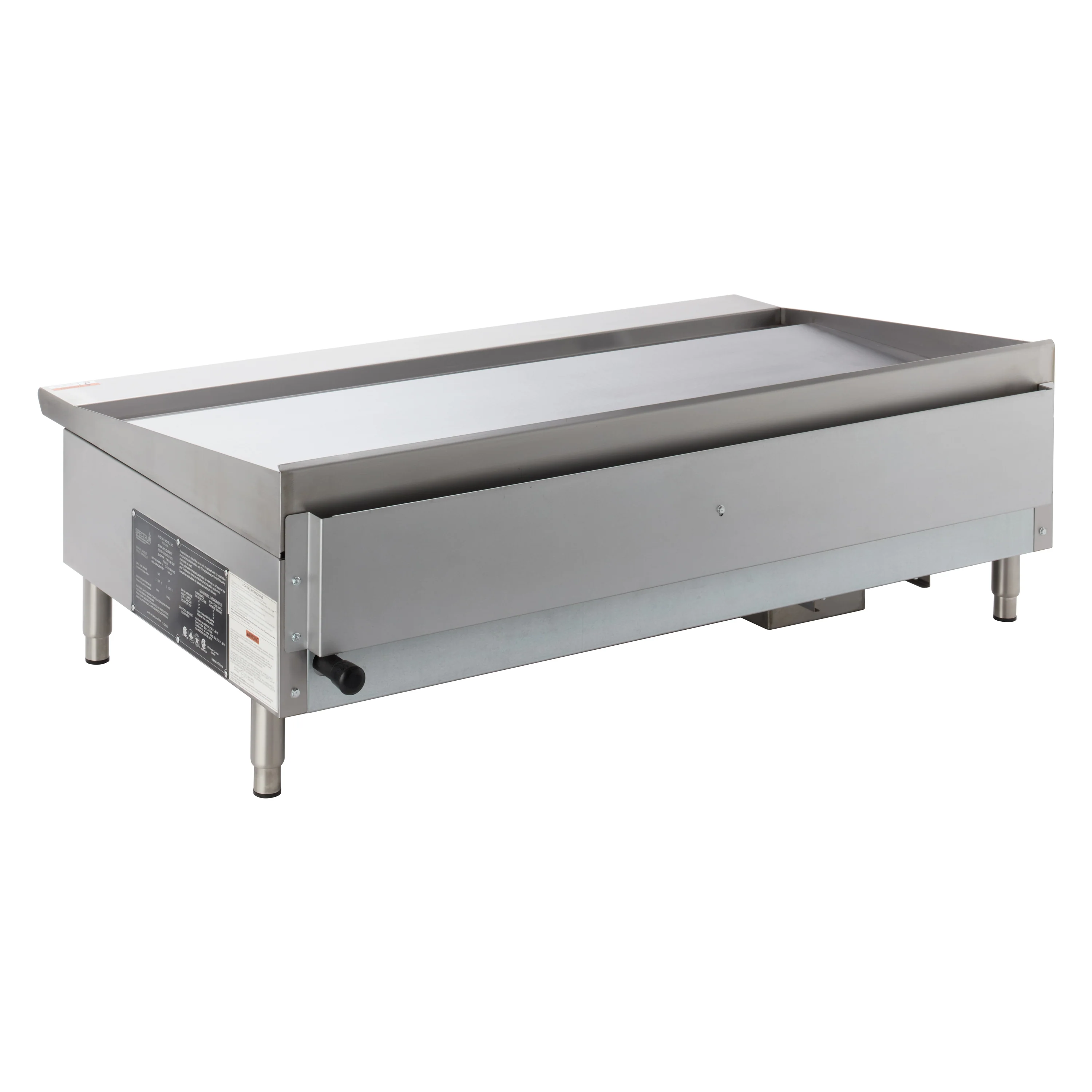 Winco NGGD-48M 48 Inch Gas Griddle Countertop with 4 Burners 120000 BTU - Image 6