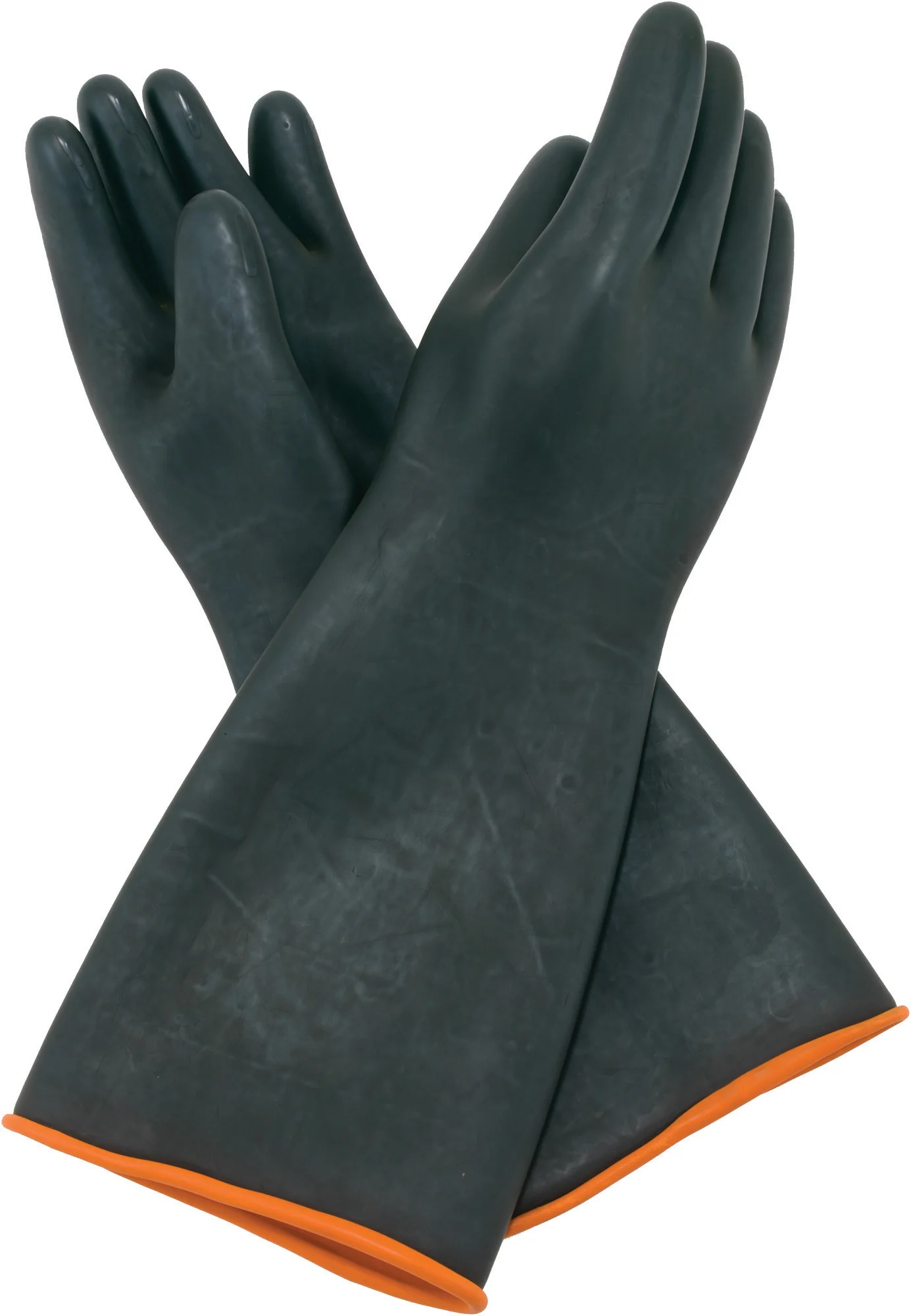 Winco NLGH-18 10-1/2 Inch Heavy Duty Glove 600 Gram Natural Latex - Image 2