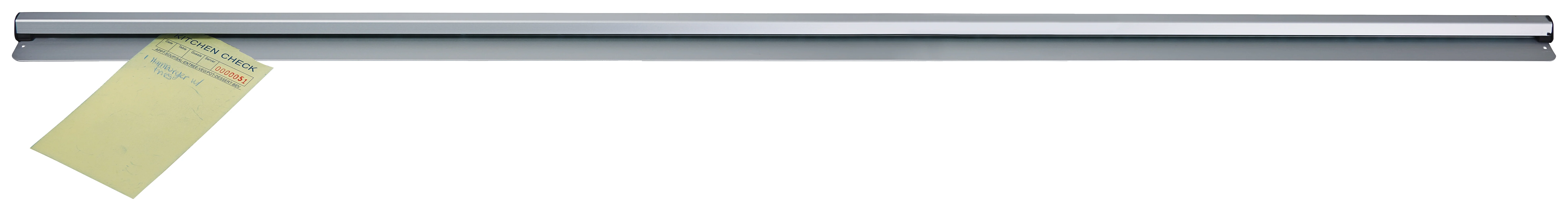 Winco ODR-60N 60 Inch Wall Or Counter Mount Check Minder Aluminum - Image 2