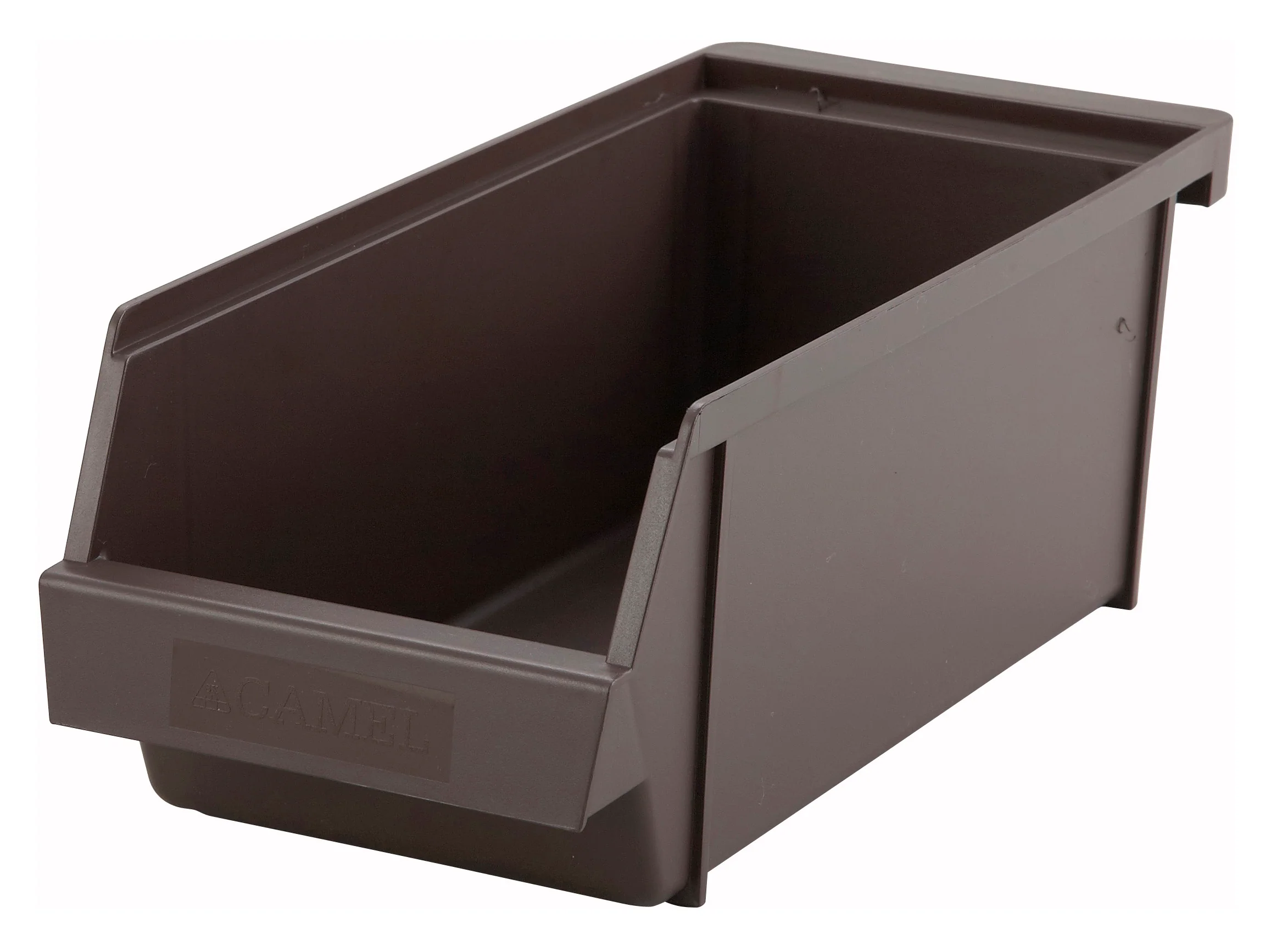 Winco OGZ-1B 12 Inch Cutlery Organizer Bin Plastic Brown Fits OGZ-6 - Image 2