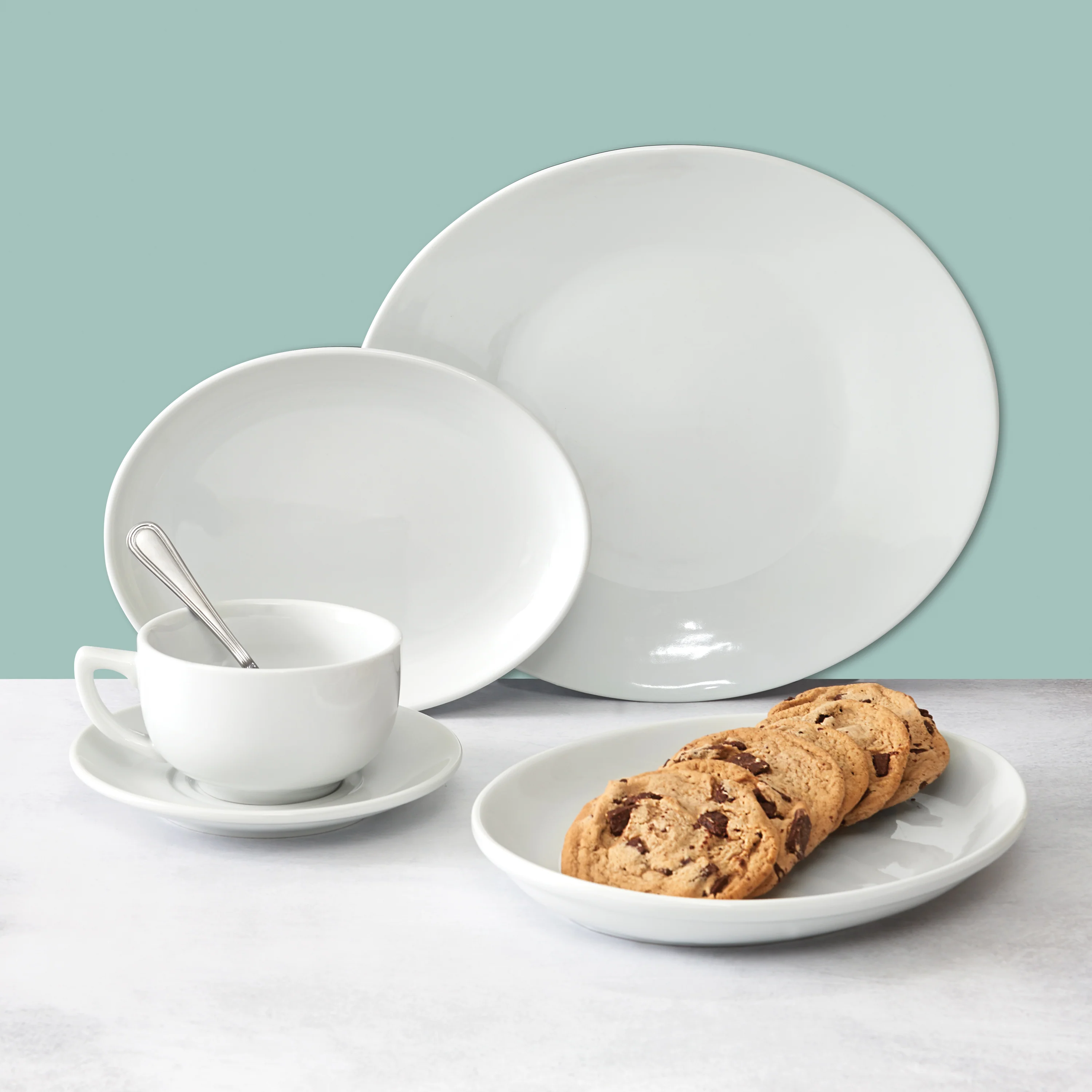 Winco OKP-115PL Brechia Platter 11-1/2"L X 9-1/4"W X 1-1/2"H - Image 2