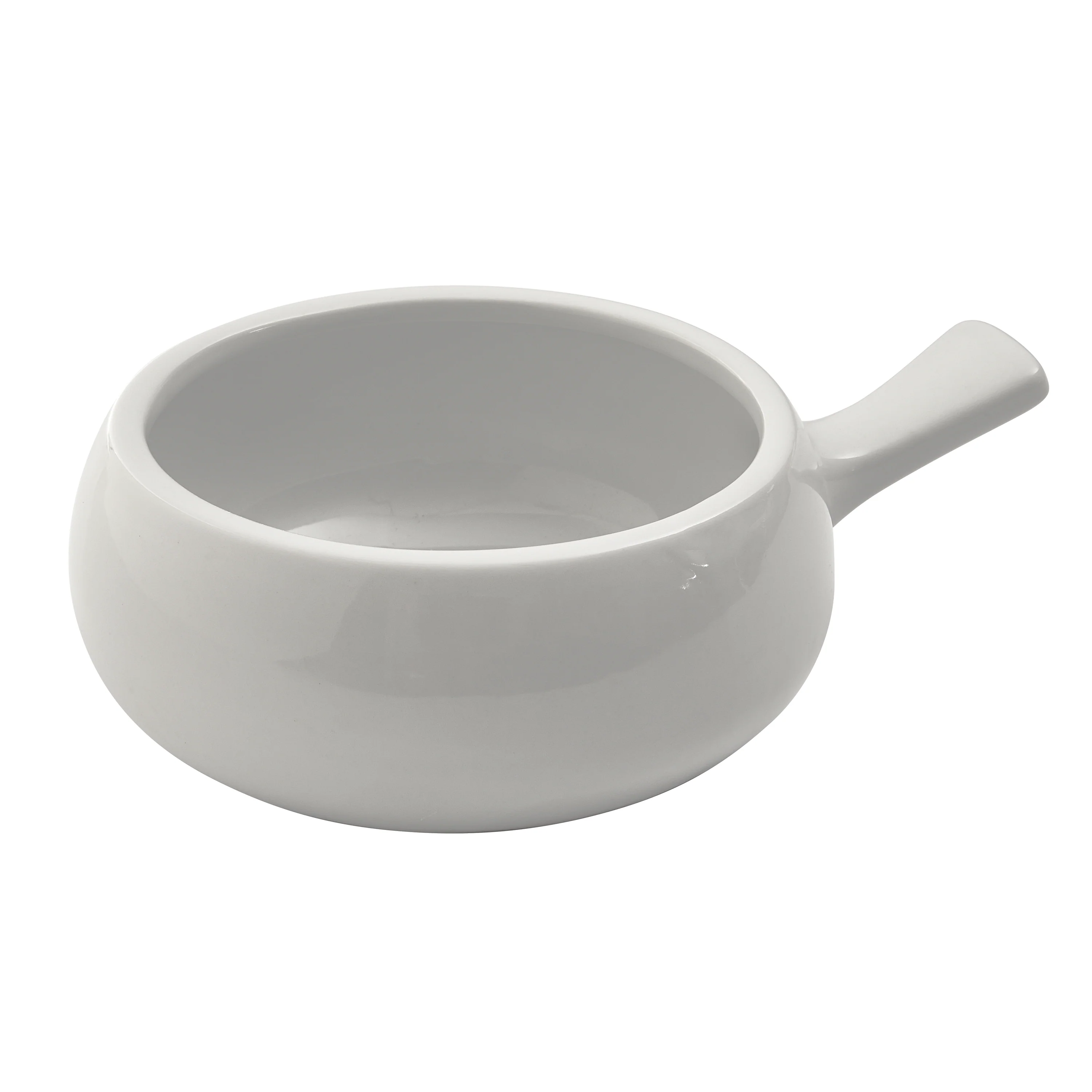 Winco OSC-16 Onion Soup Crock 16 Oz. 7-1/8"L X 5-3/8"W X 2-1/4"H - Image 2